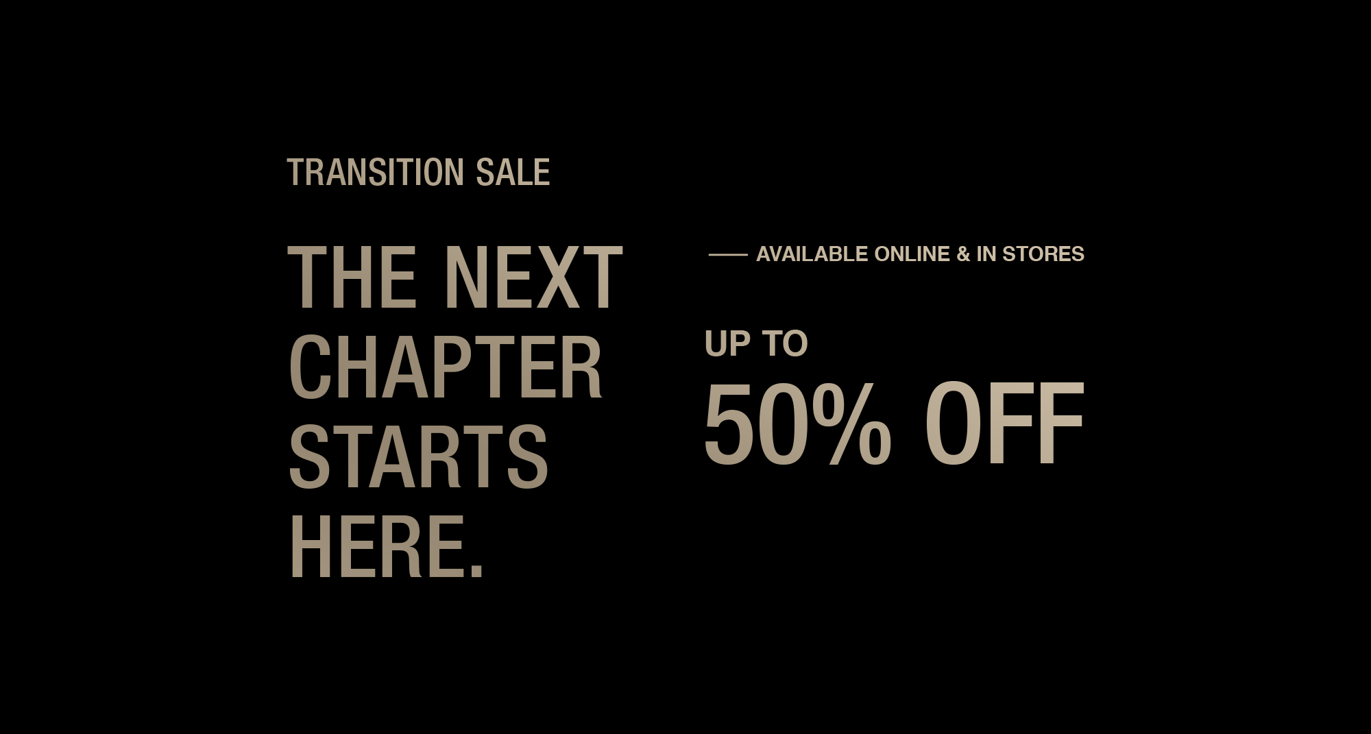 Transition Sale | Kids
