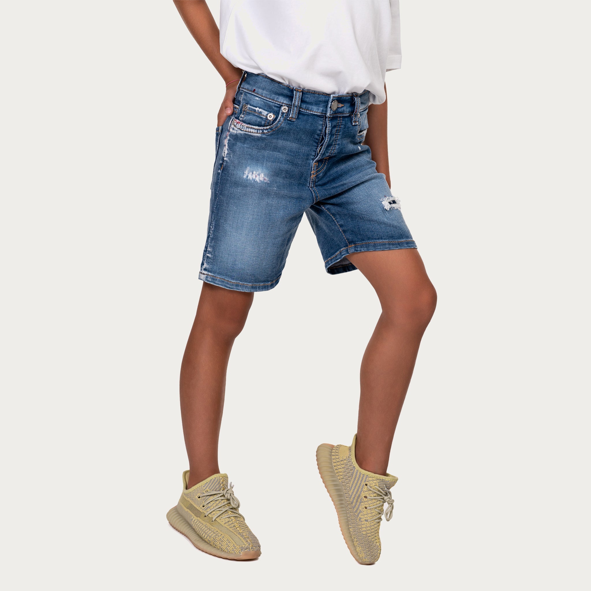 Denim Bermuda Shorts - B33740