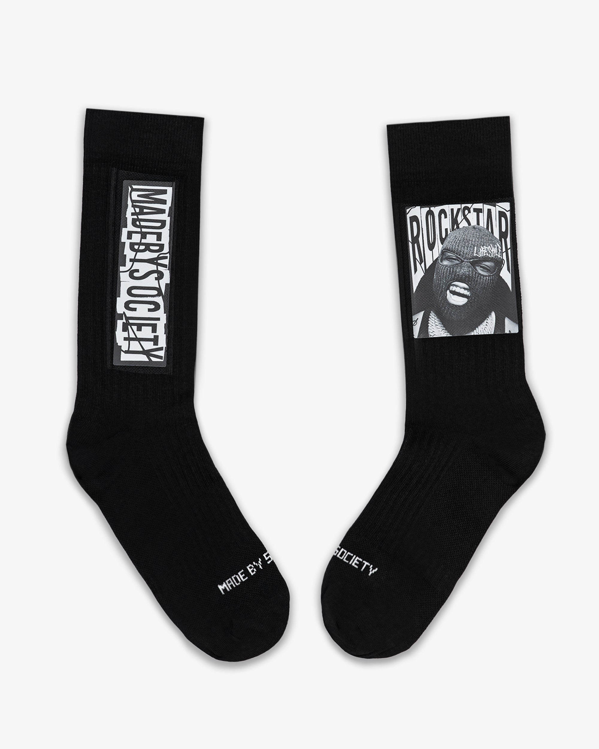 "ROCKSTAR" Socks - A12097