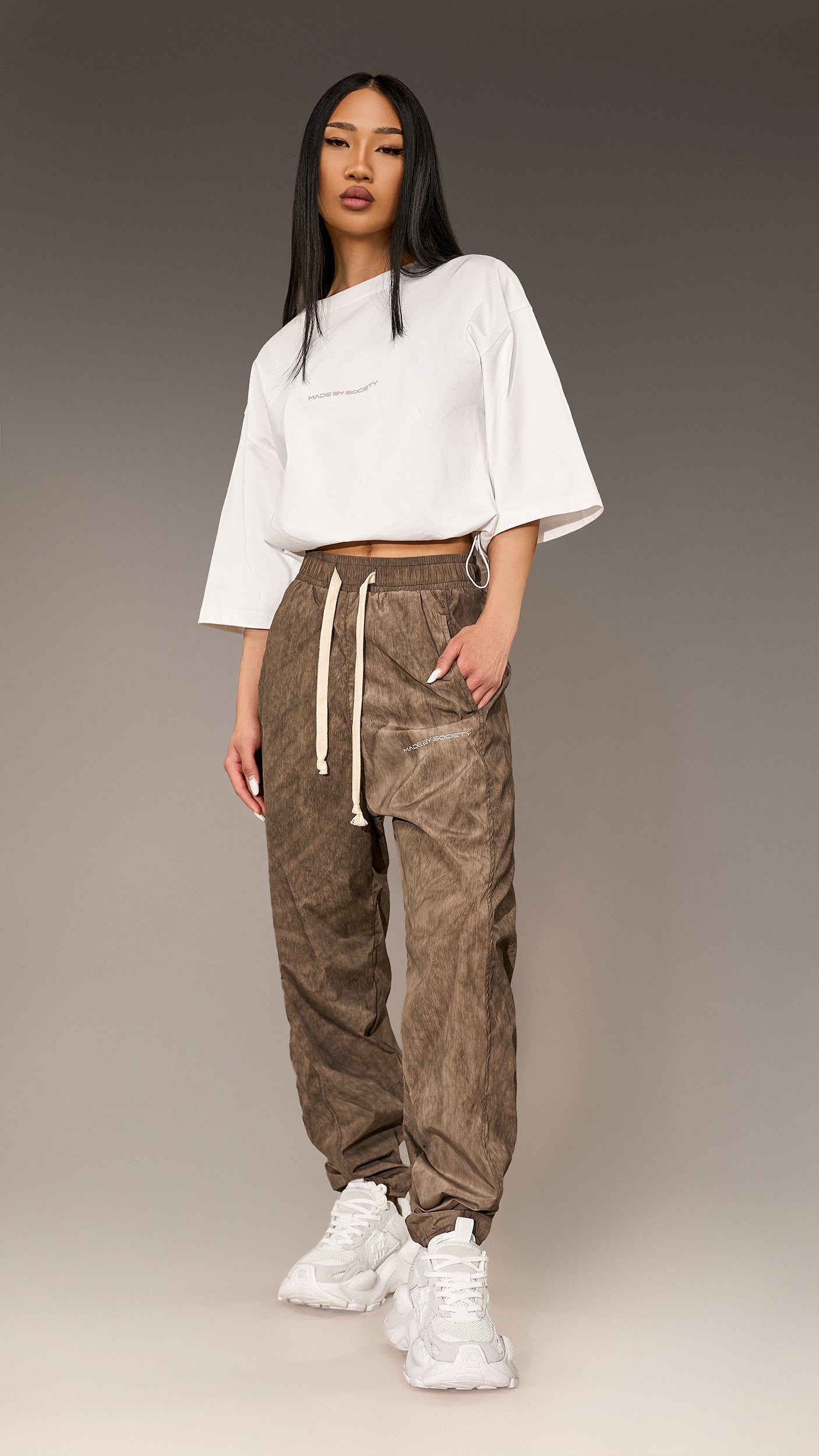 Made by Society Crop T-shirt - T26274