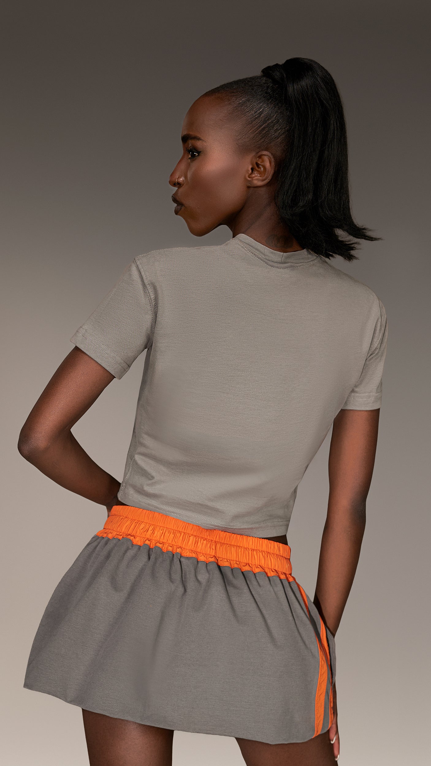 Cropped T-shirt - T26395