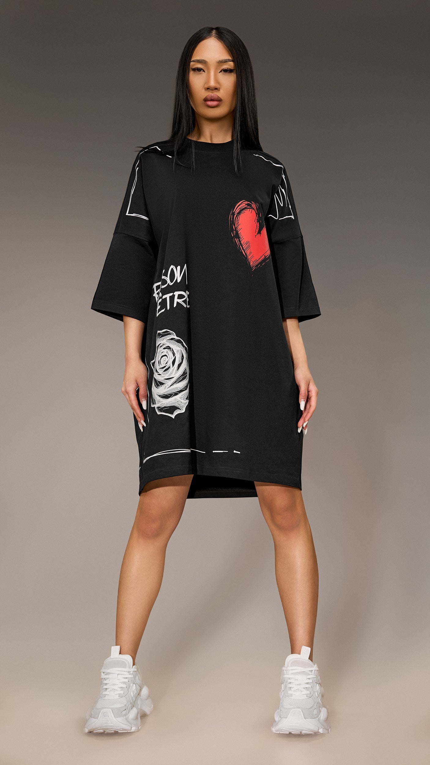 Oversized T-shirt Made by Society - T26238