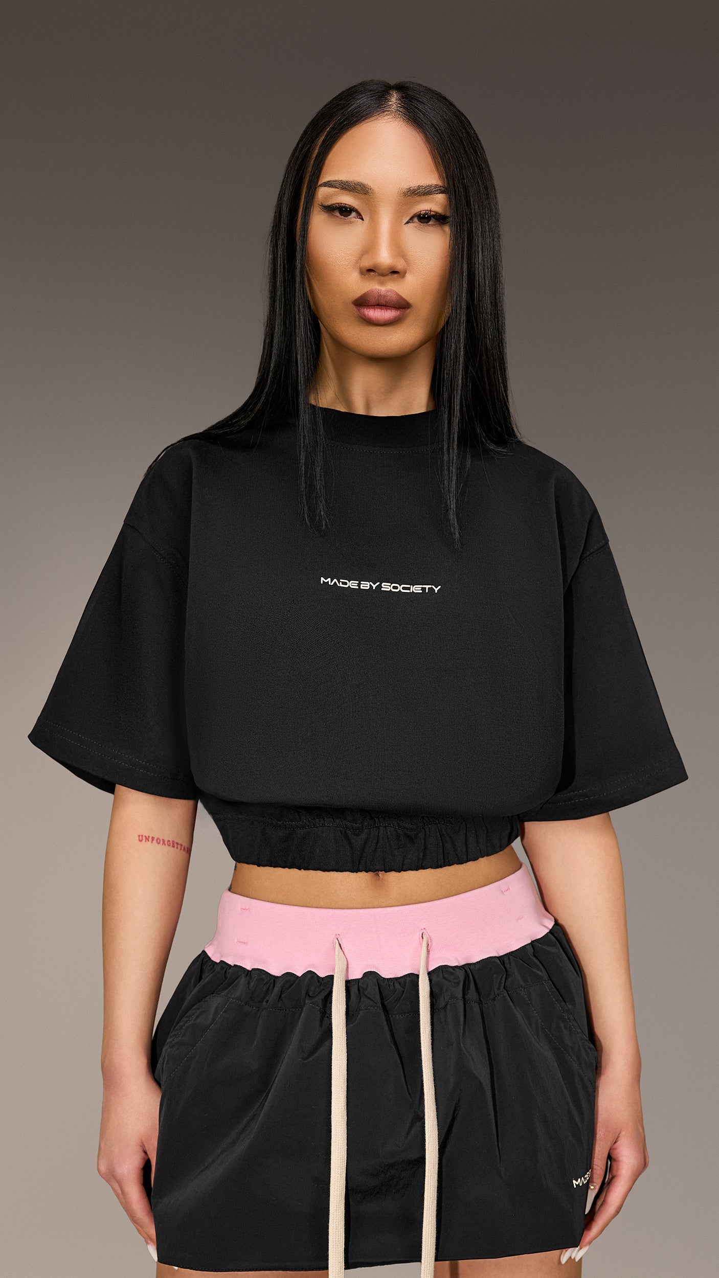 Made by Society Crop T-Shirt - T26269