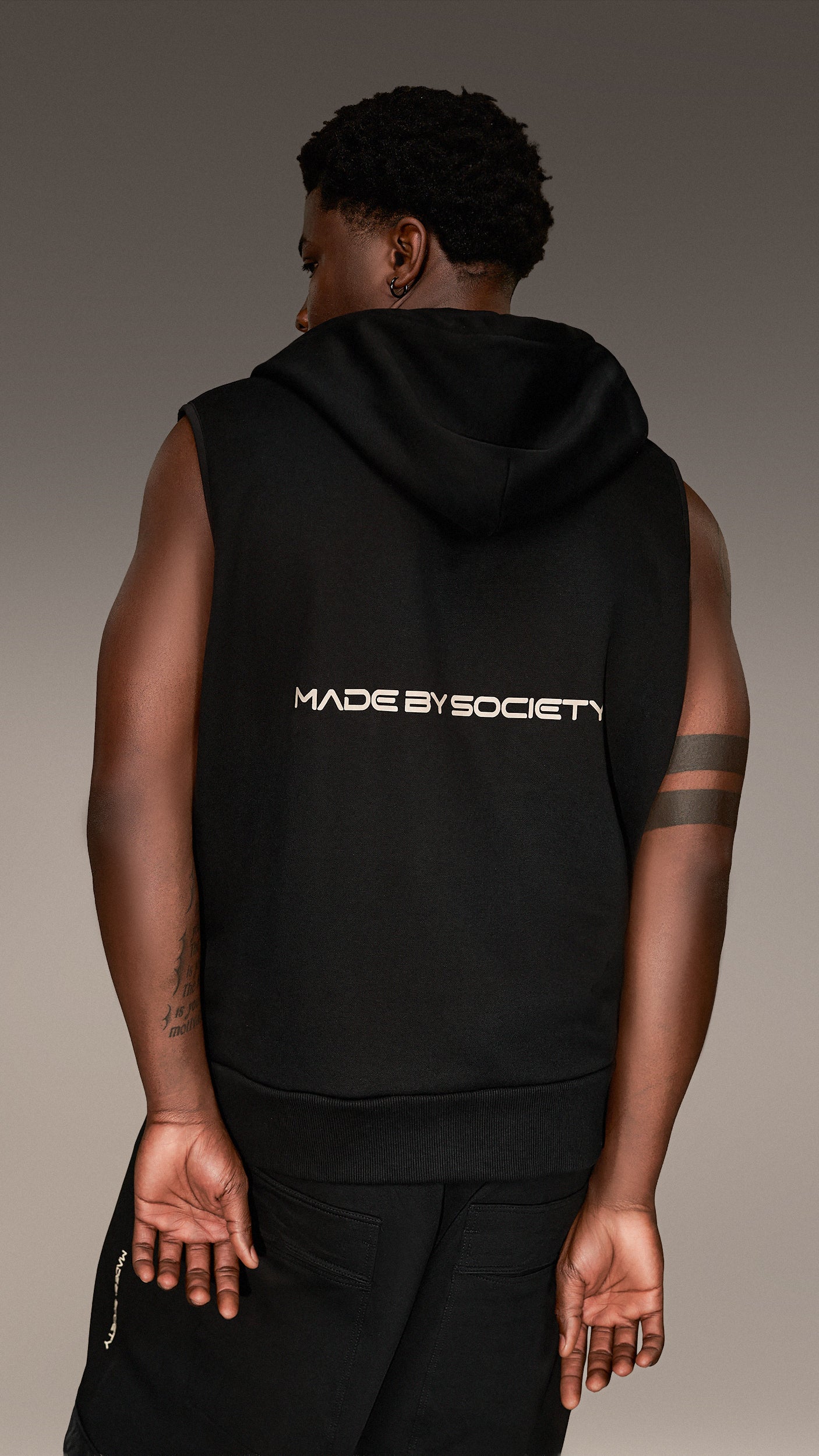 MADE BY SOCIETY Hooded Vest - V16181