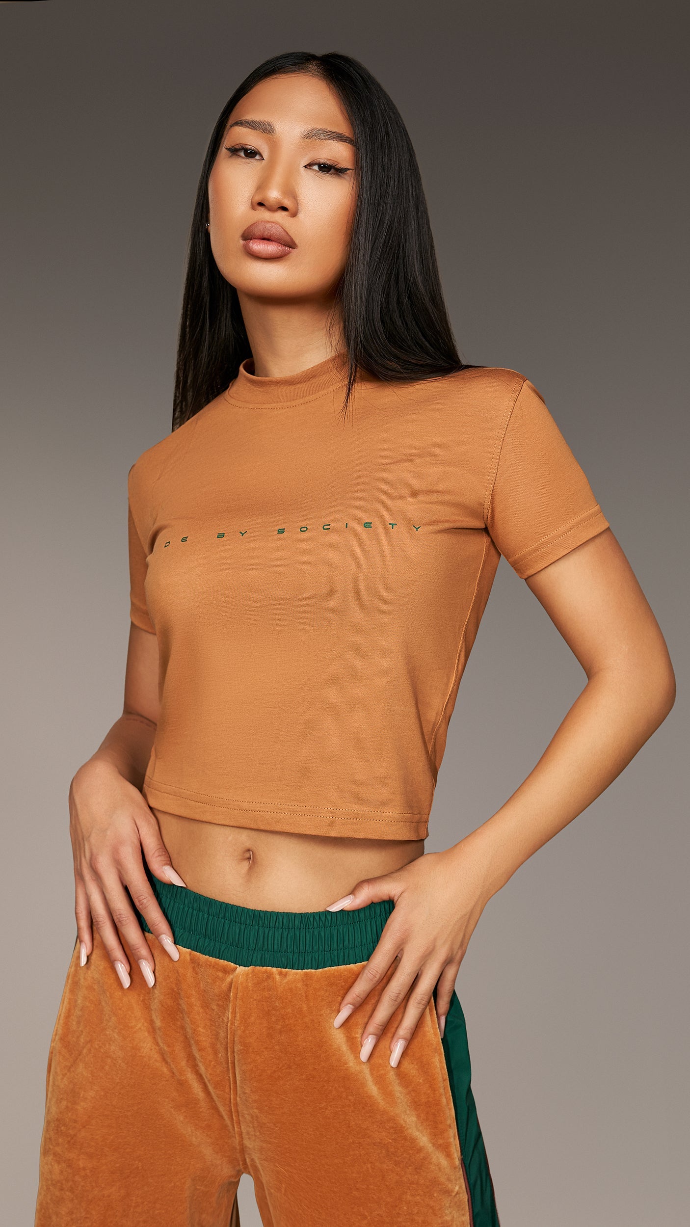 Cropped T-shirt - T26755