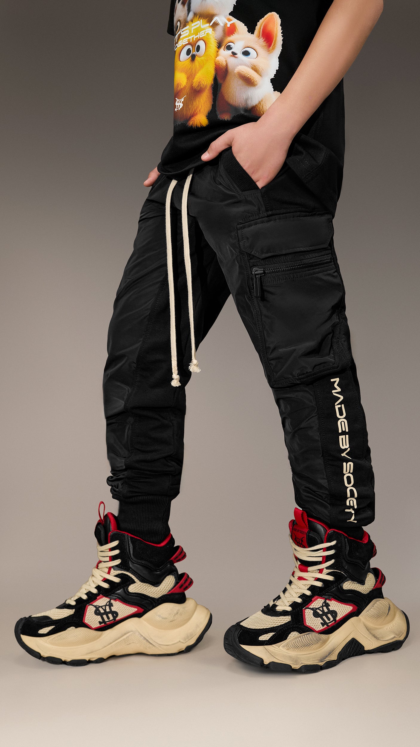 “Made by Society” Cargo Trousers – P36128