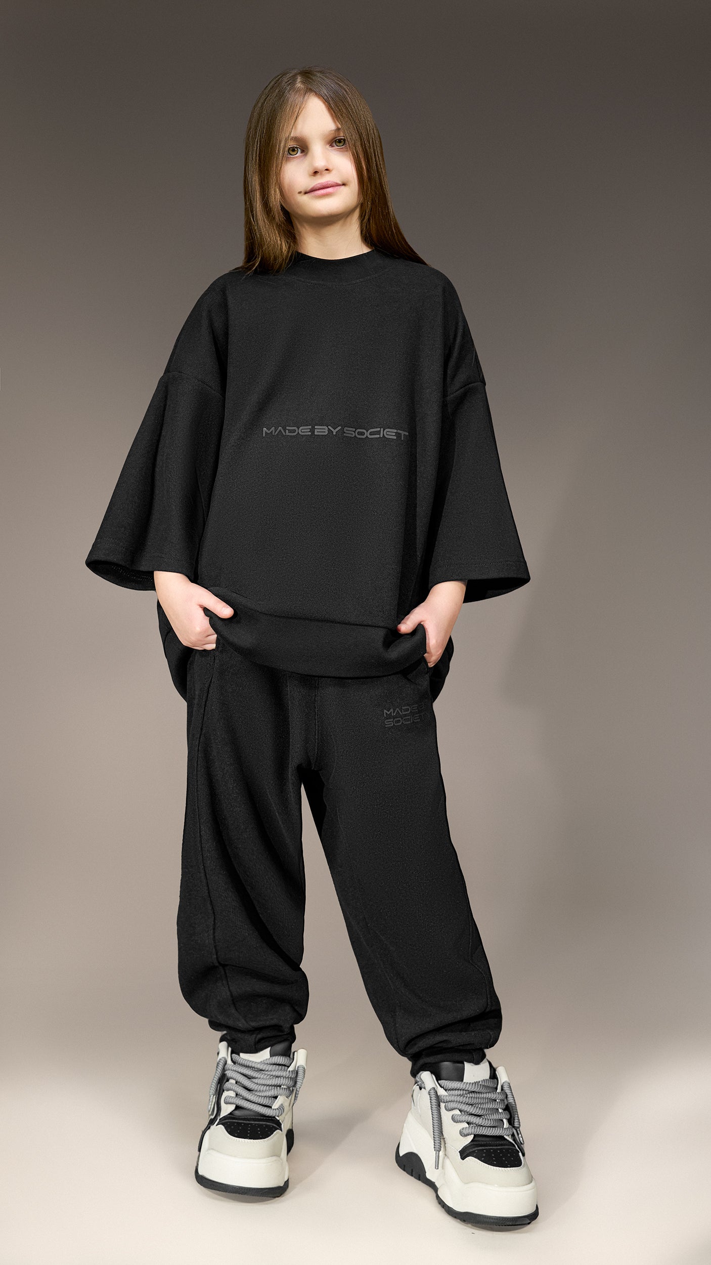 Oversized T-Shirt "MADE BY SOCIETY" - T36066
