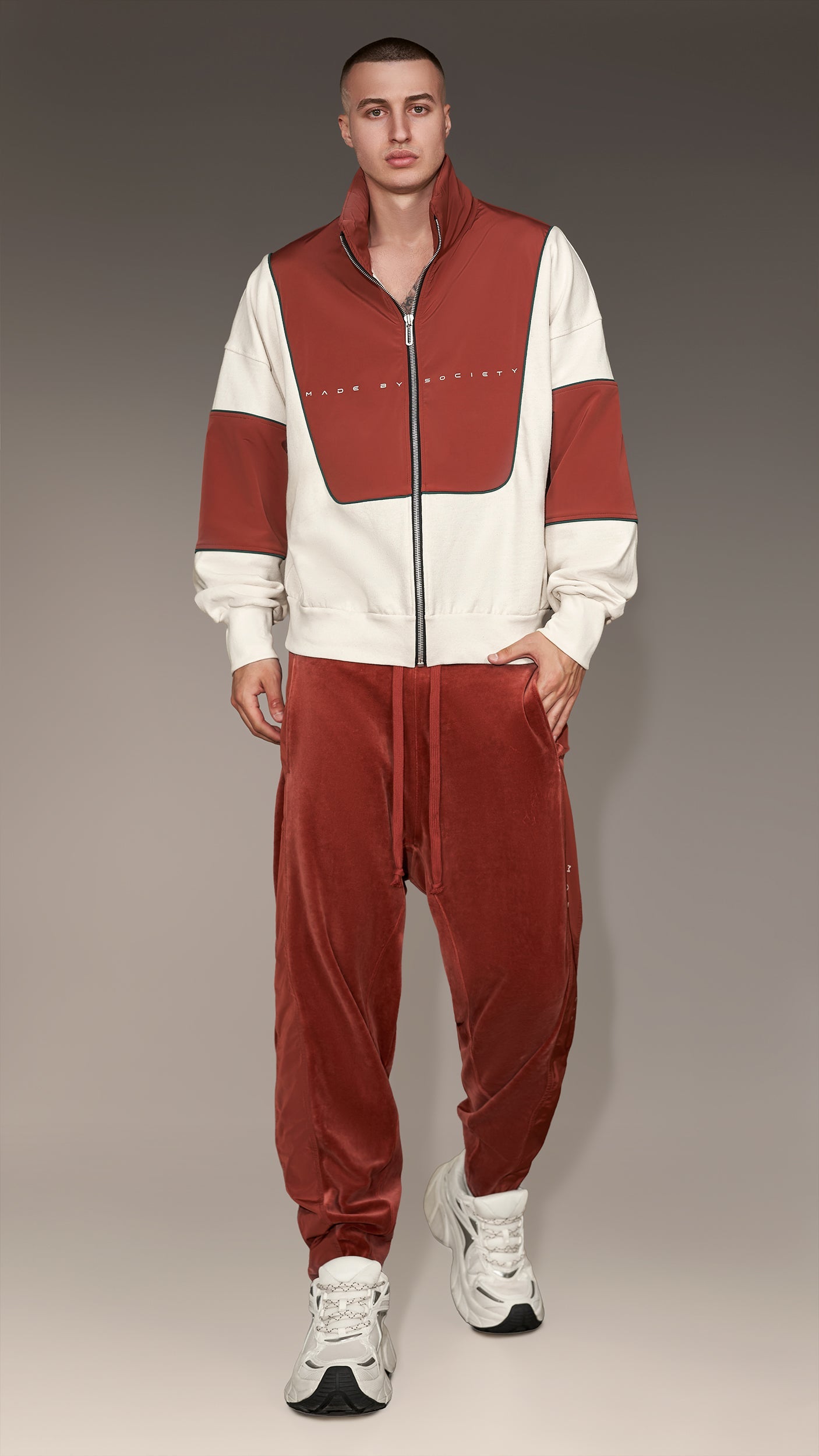 Made by Society Velvet Trousers - P16790