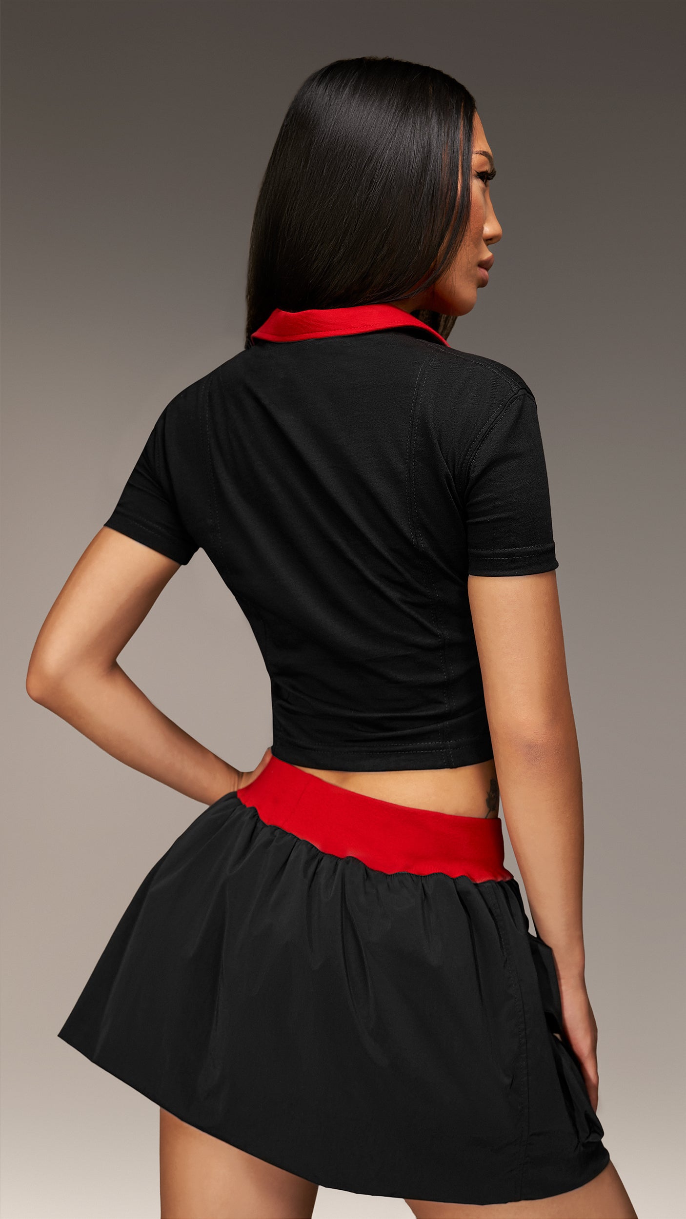 Cropped Polo T-shirt - T26435