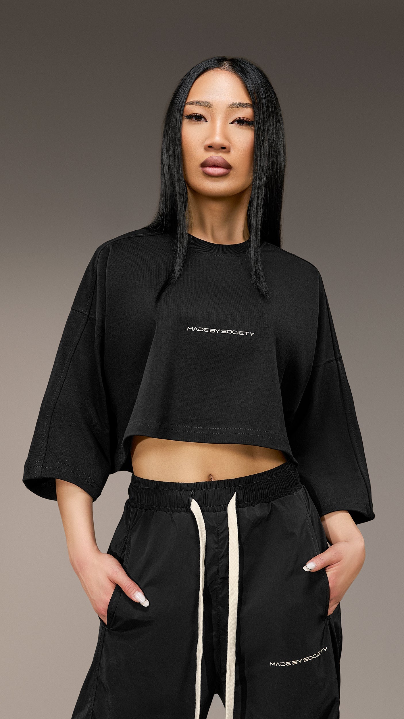 Crop Top T-Shirt MADE BY SOCIETY – T26224
