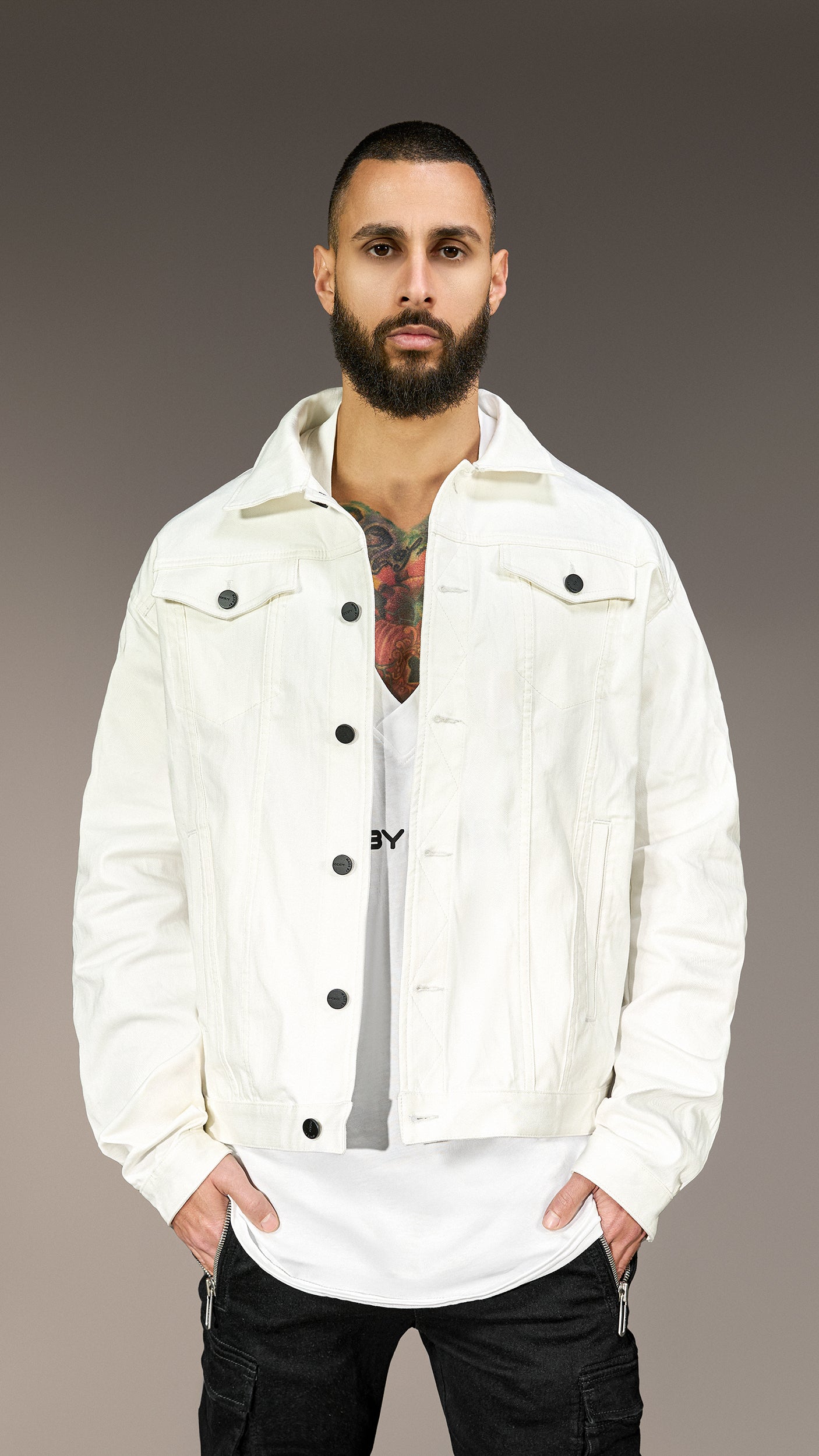 Oversized Denim Jacket Made by Society - J15551