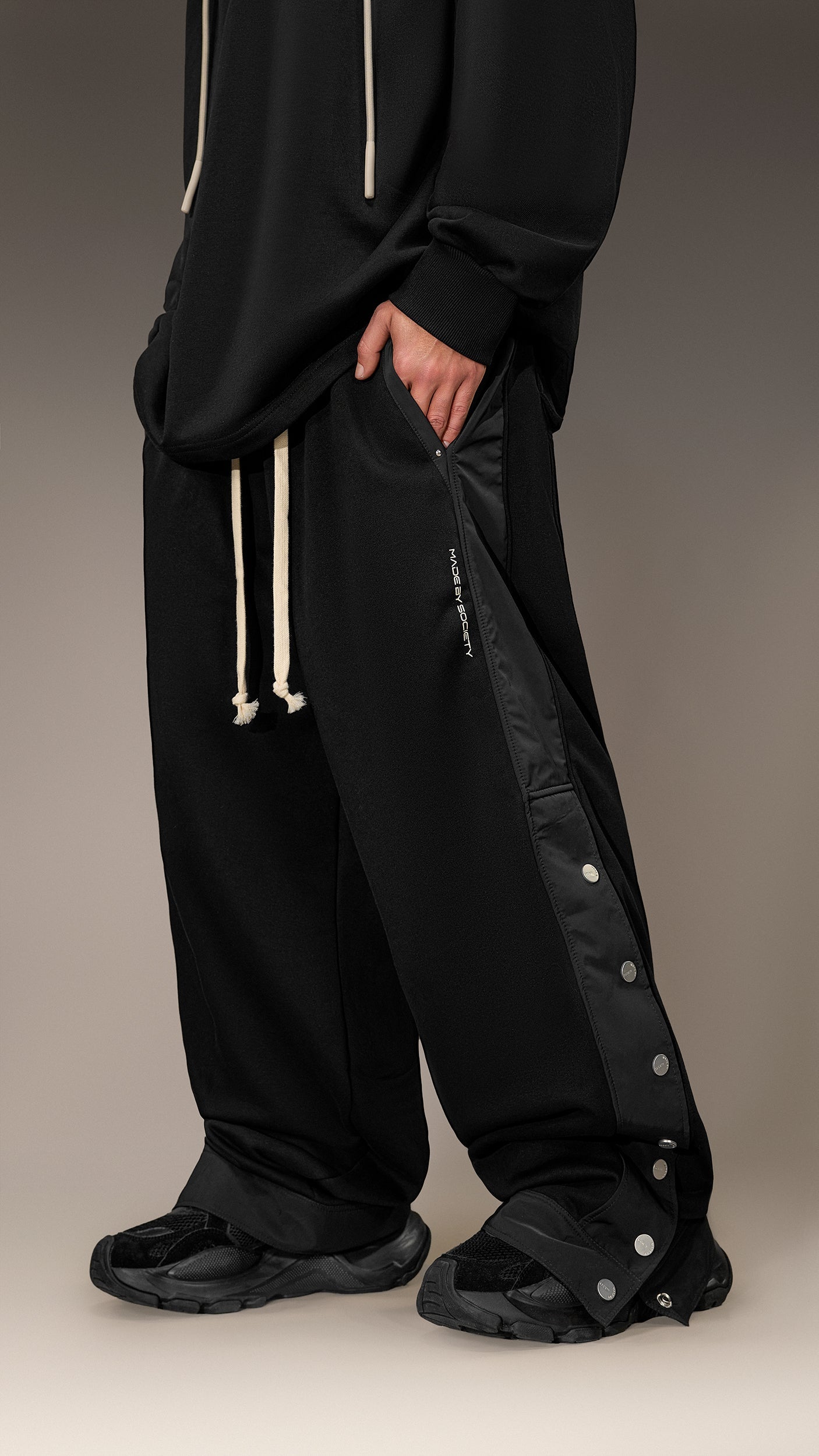 Made by Society Trousers with Snap Fasteners - P16184