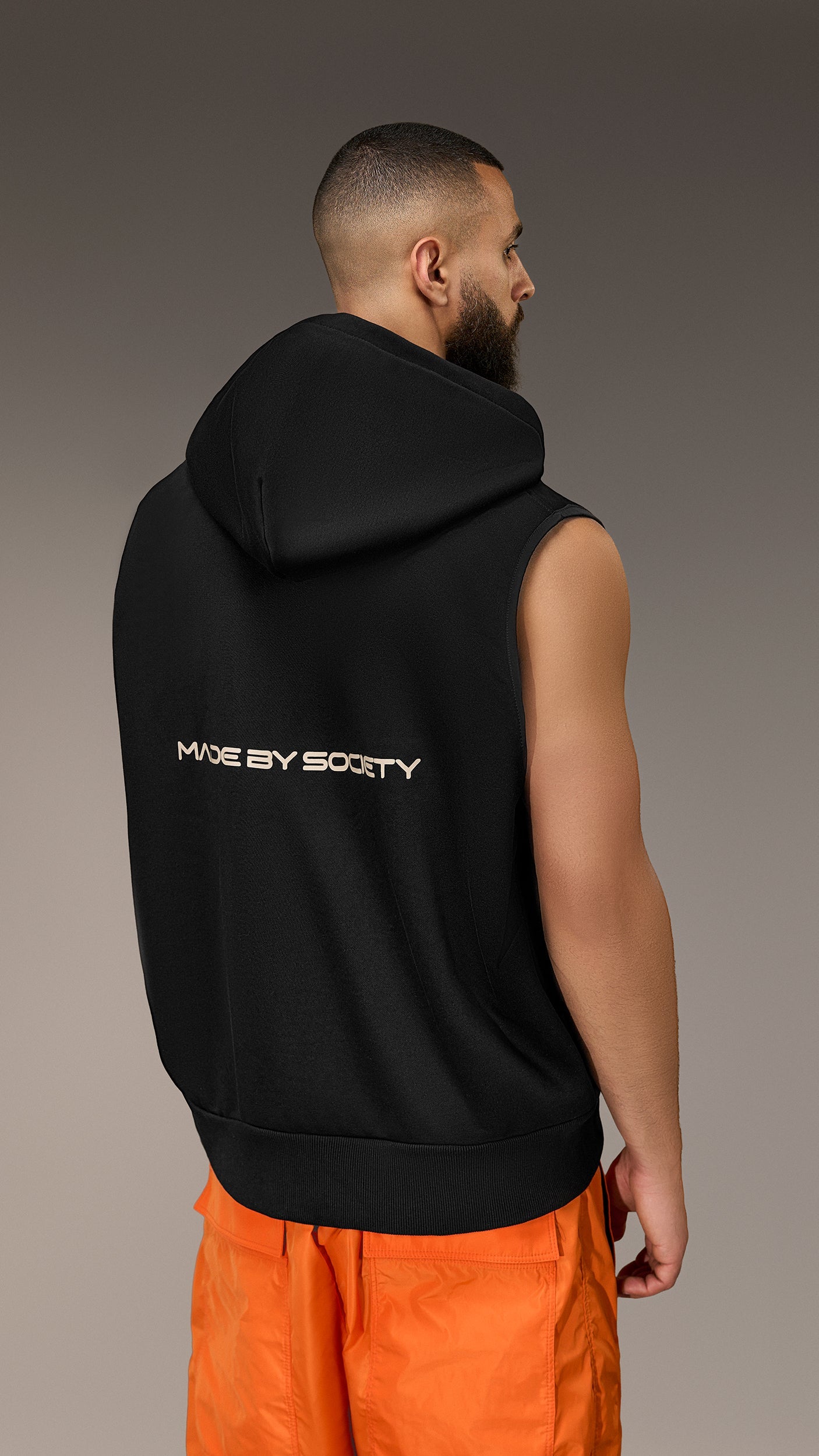 “MADE BY SOCIETY” Hooded Vest - V16181