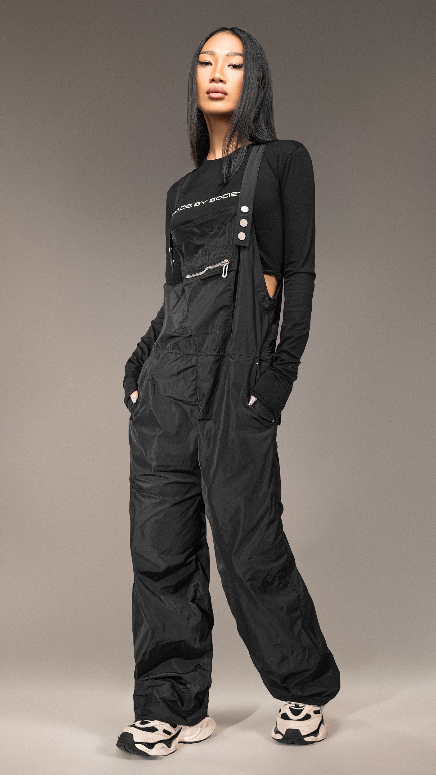 Black Lightweight Jumpsuit - S25593