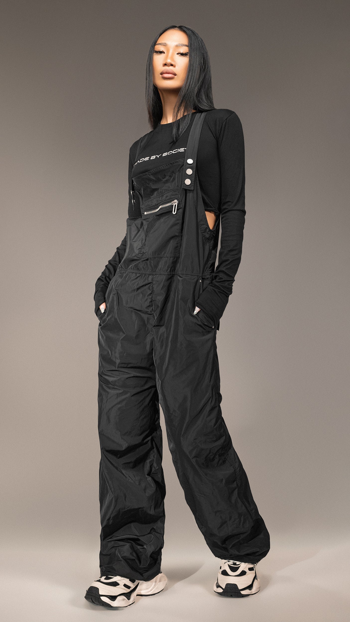 Black Lightweight Jumpsuit - S25593