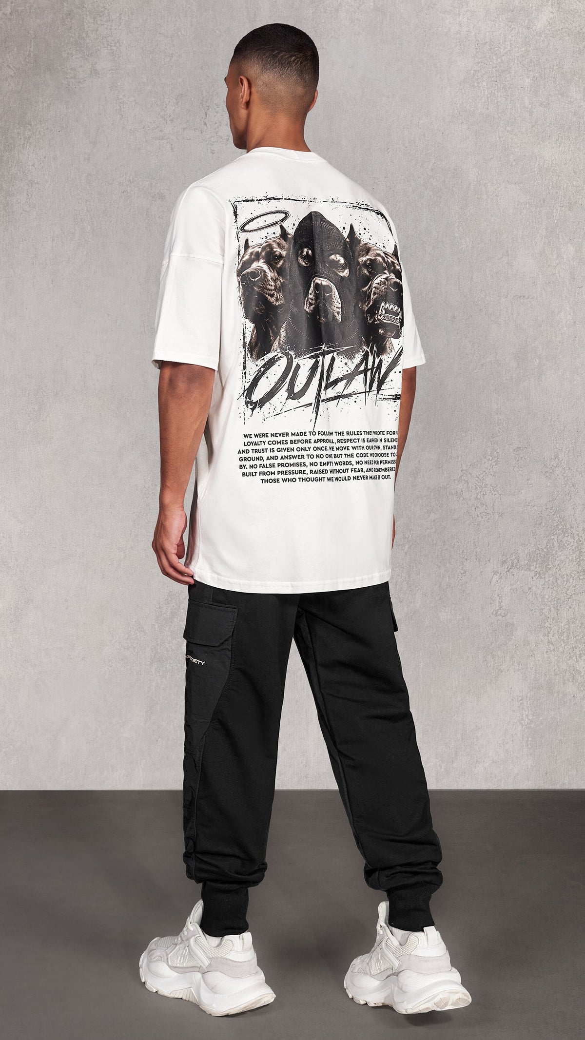 Outlaw White T-Shirt - T18051