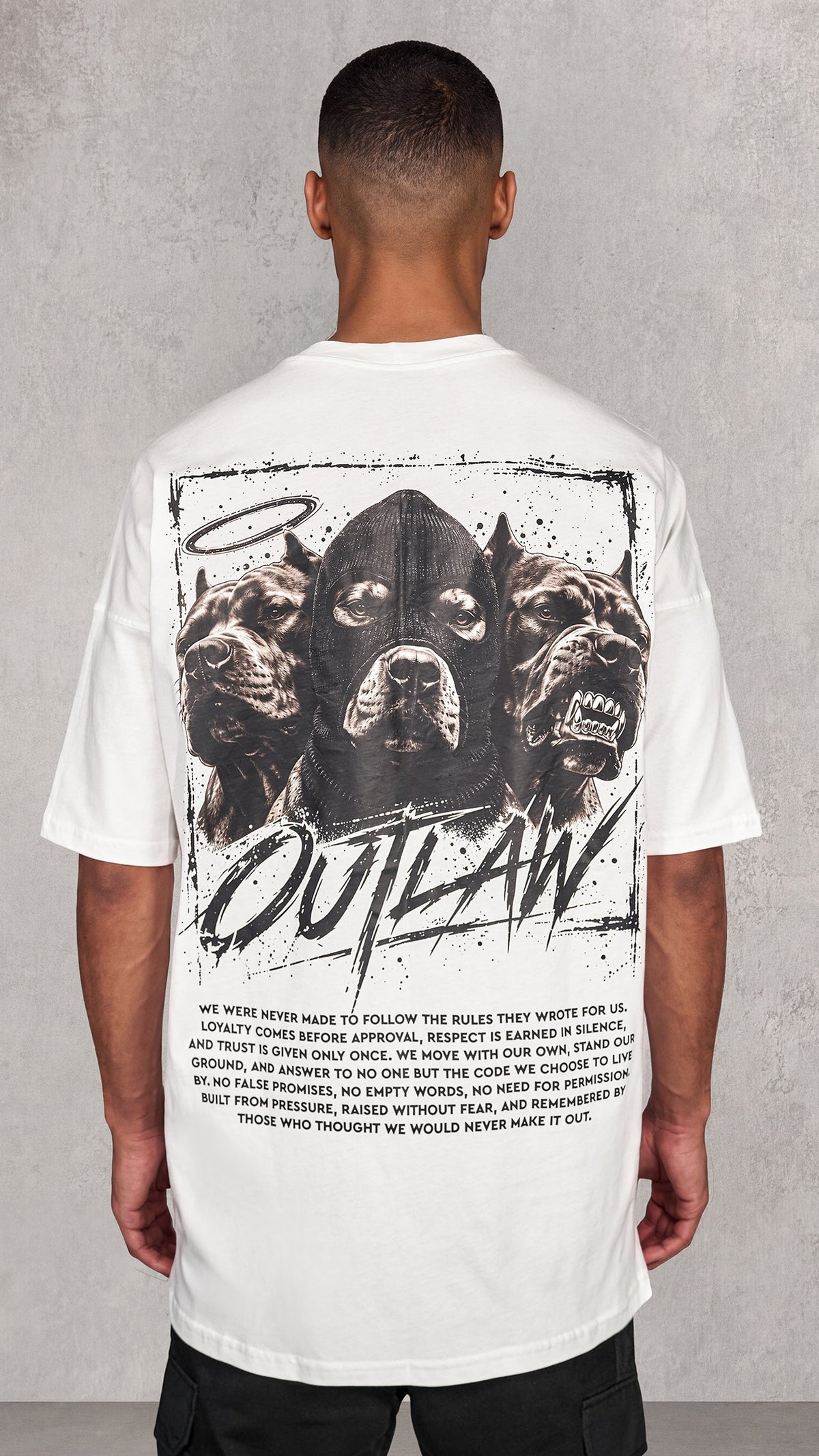 Outlaw White T-Shirt - T18051