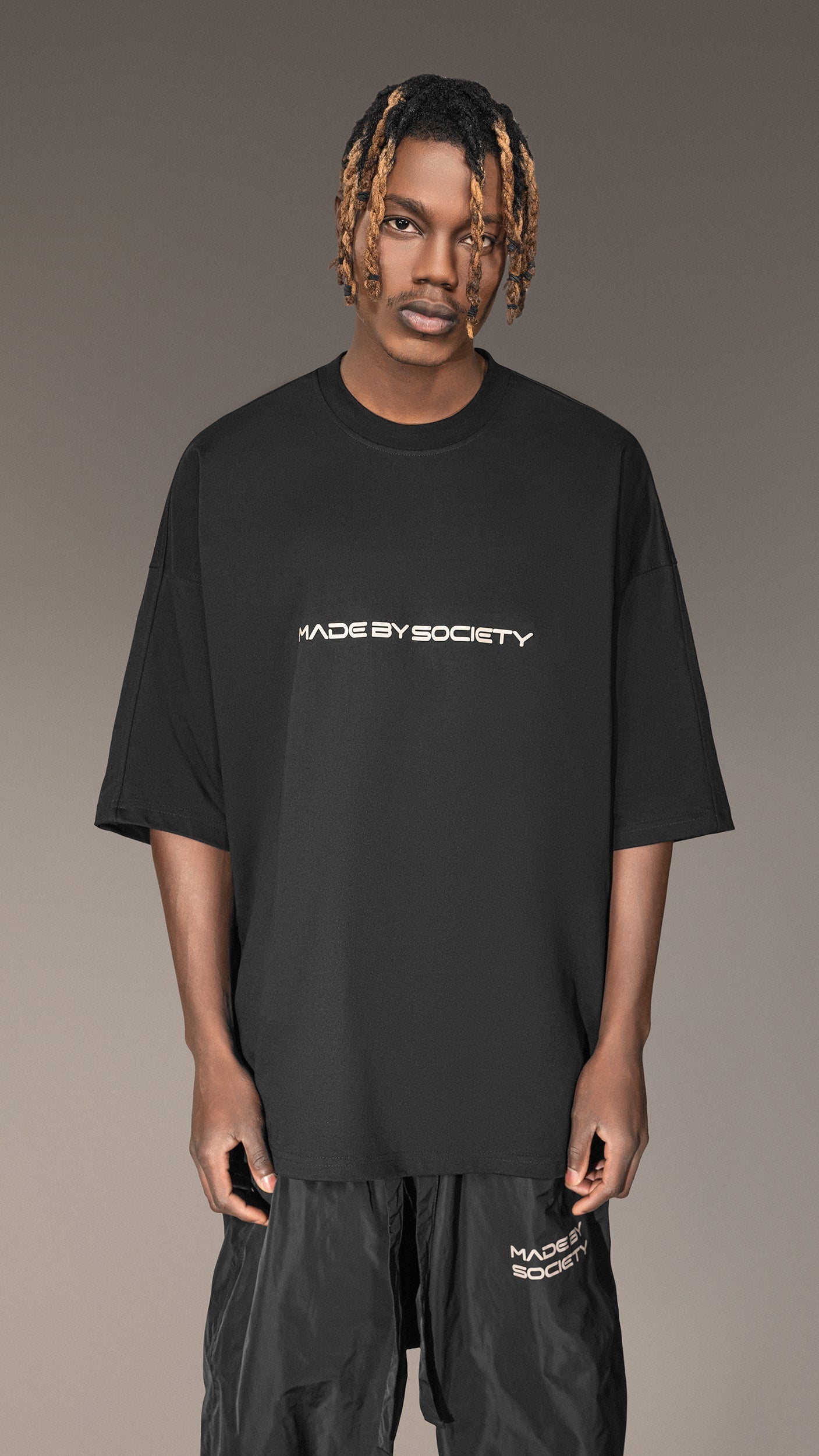 Oversized T-shirt "MADE BY SOCIETY" - T15771