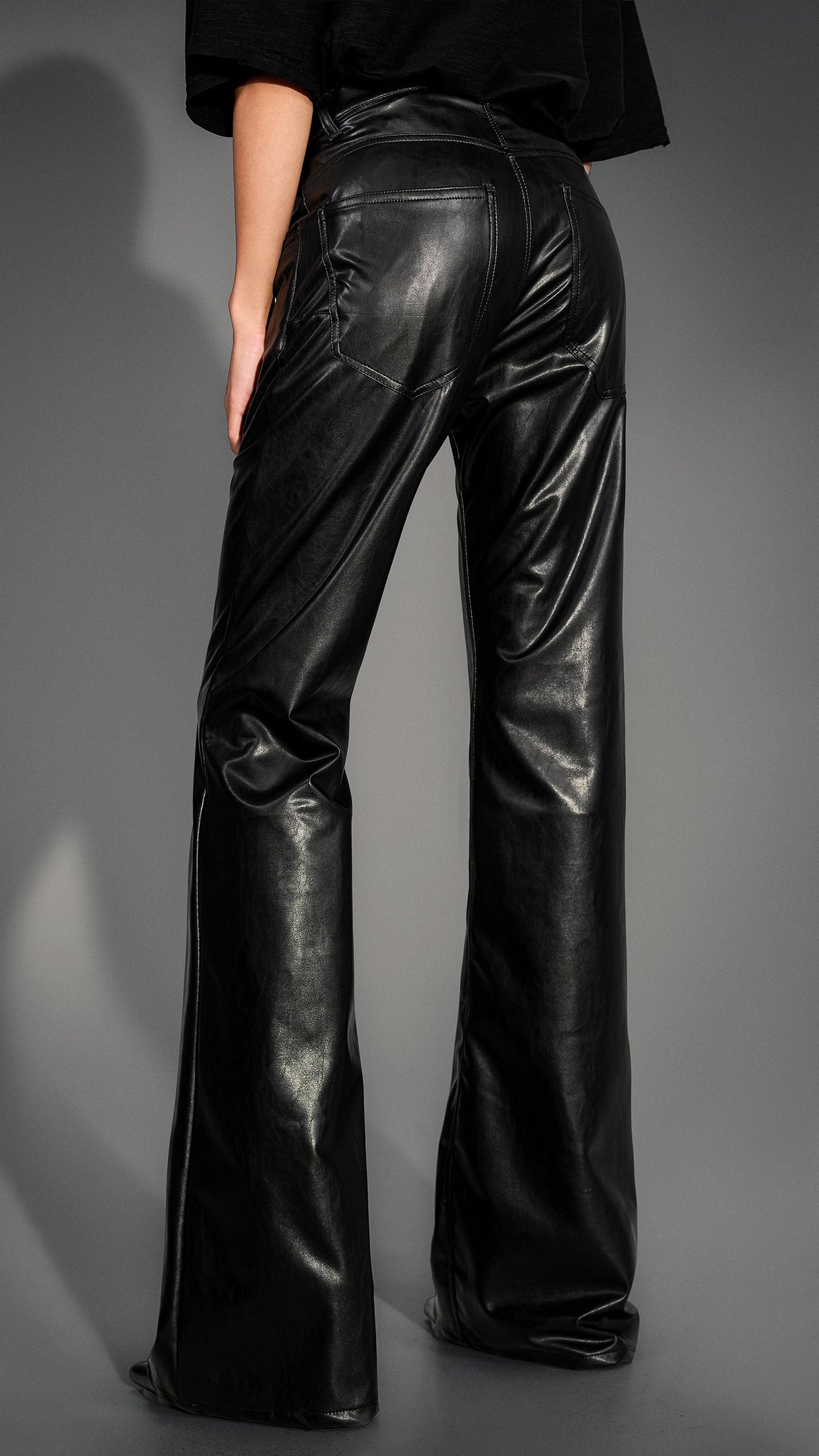 WET BLACK Trousers - P27586