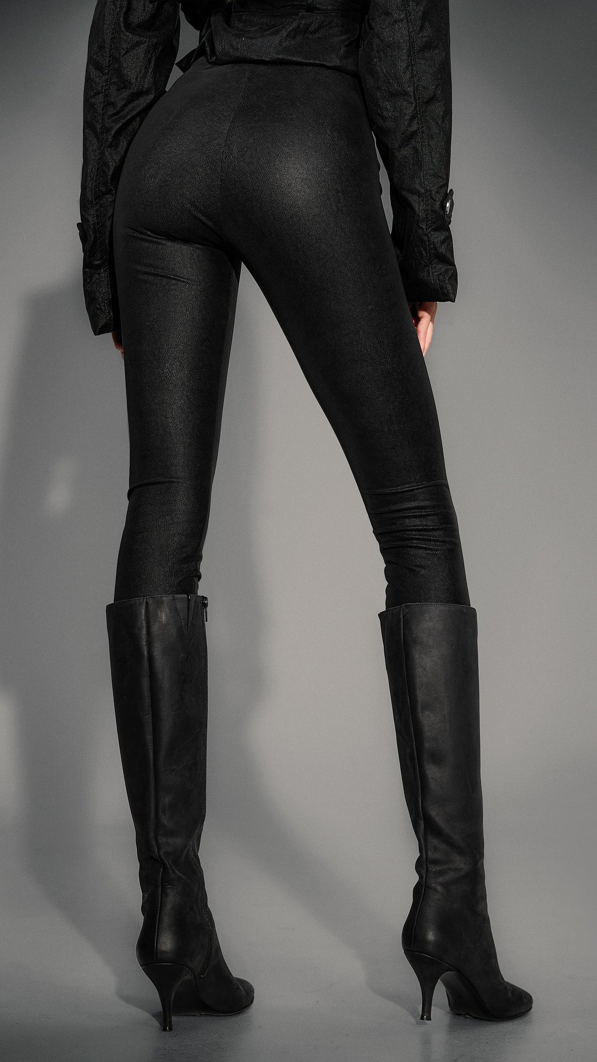 SATIN NOIR Trousers - P27557