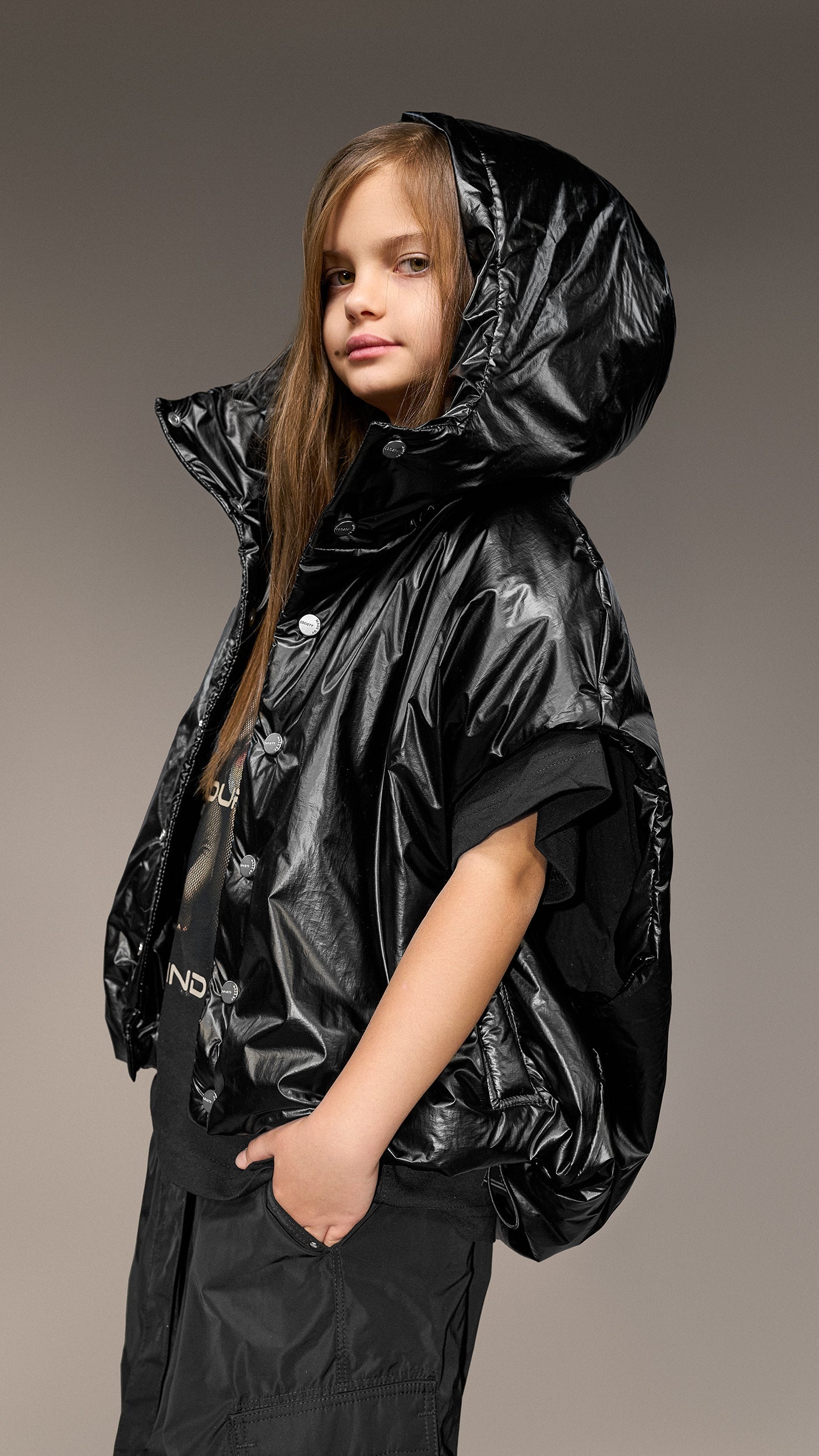 Made by Society Hooded Vest - V35888