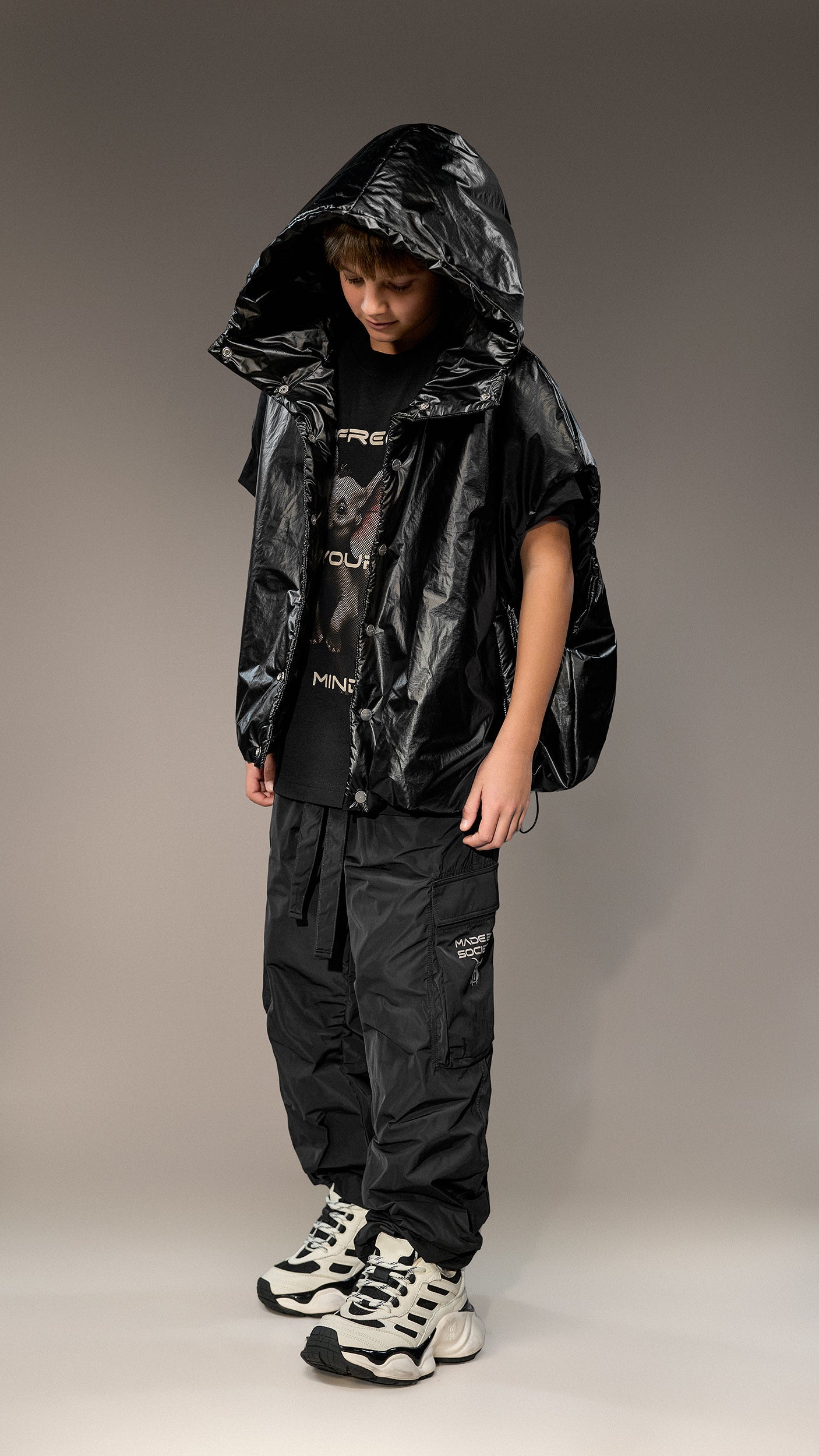 Made by Society Hooded Vest - V35888