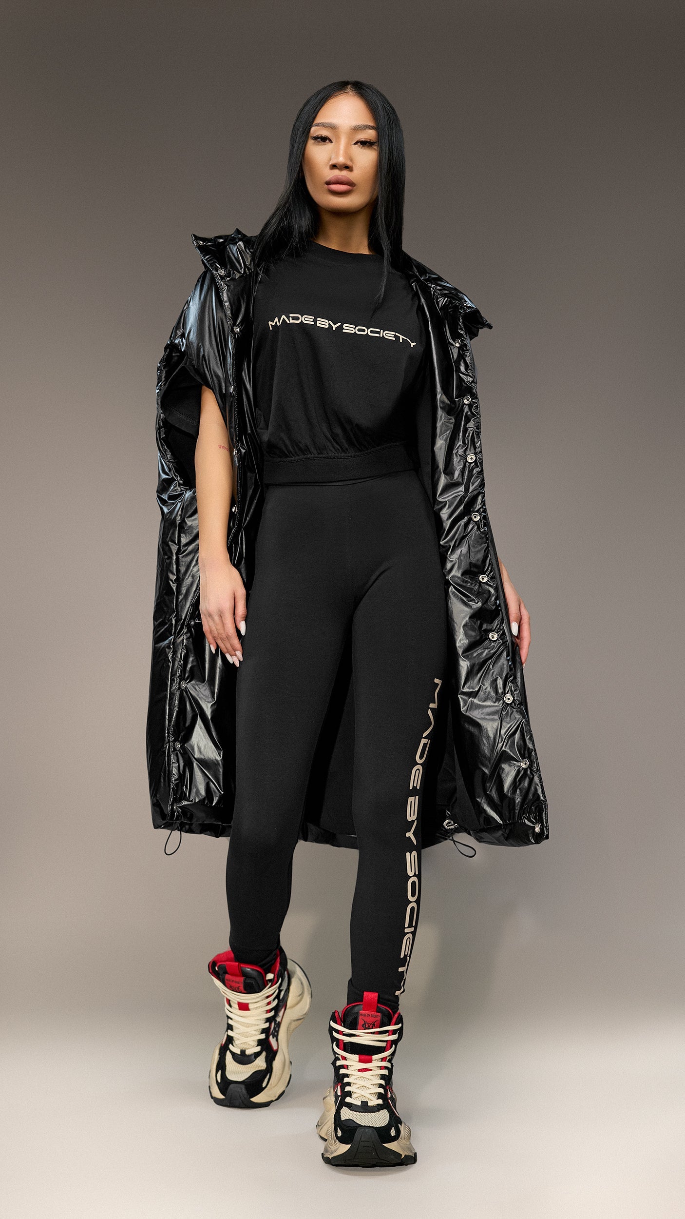 Crop Top "Made By Society" - T25918