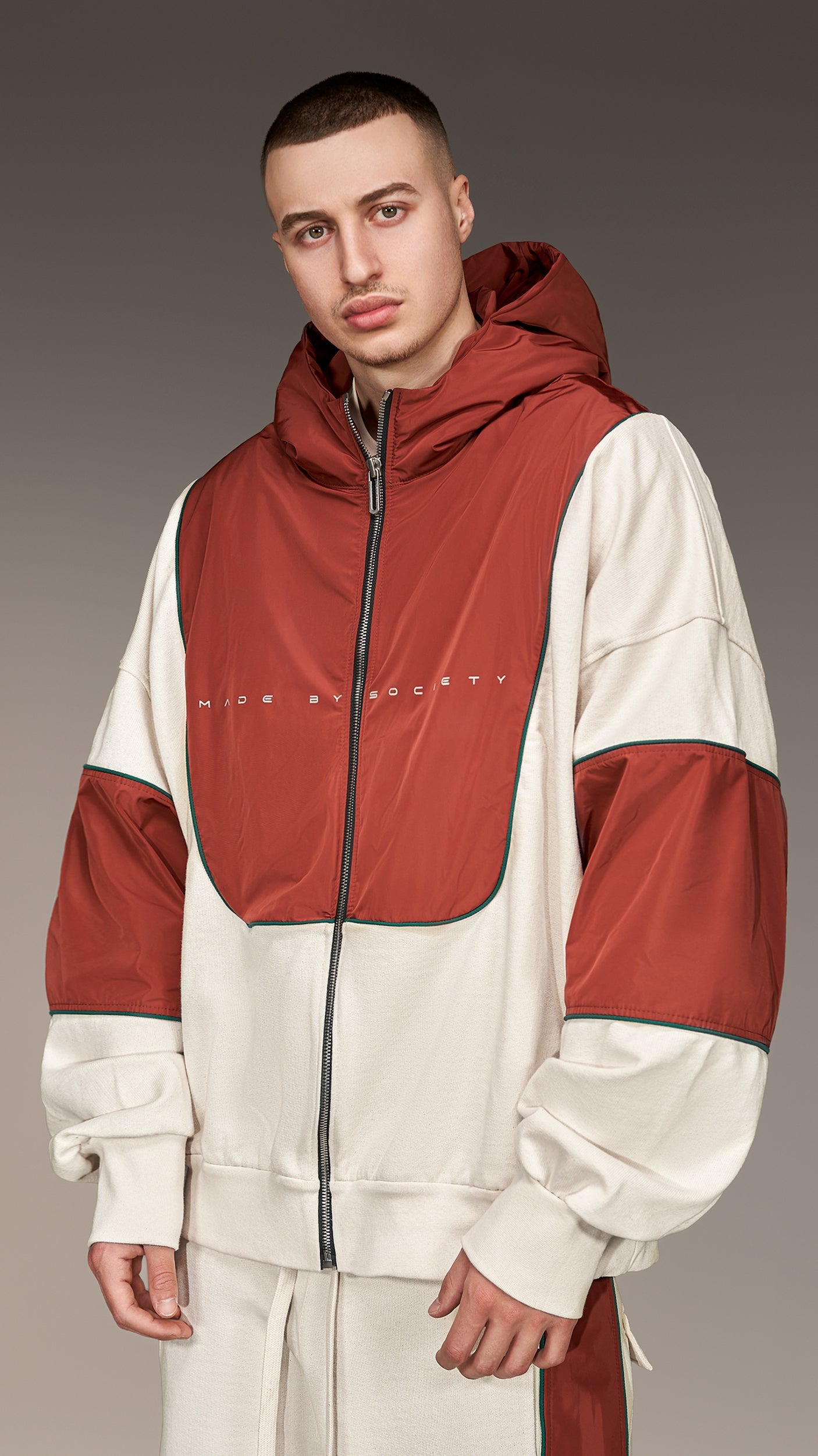 Fusion Verse Burgundy Hoodie - H17097