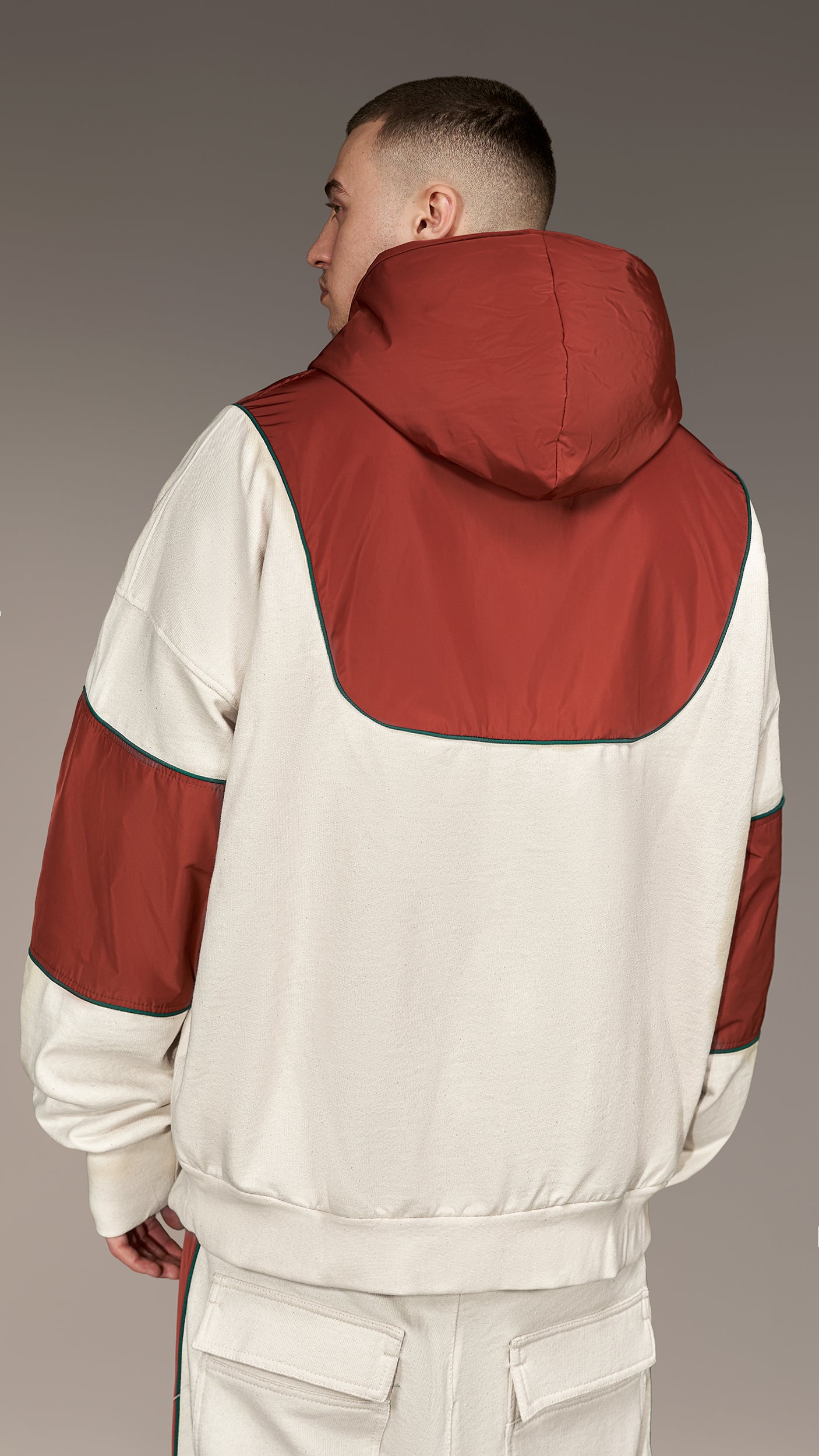 Fusion Verse Burgundy Hoodie - H17097