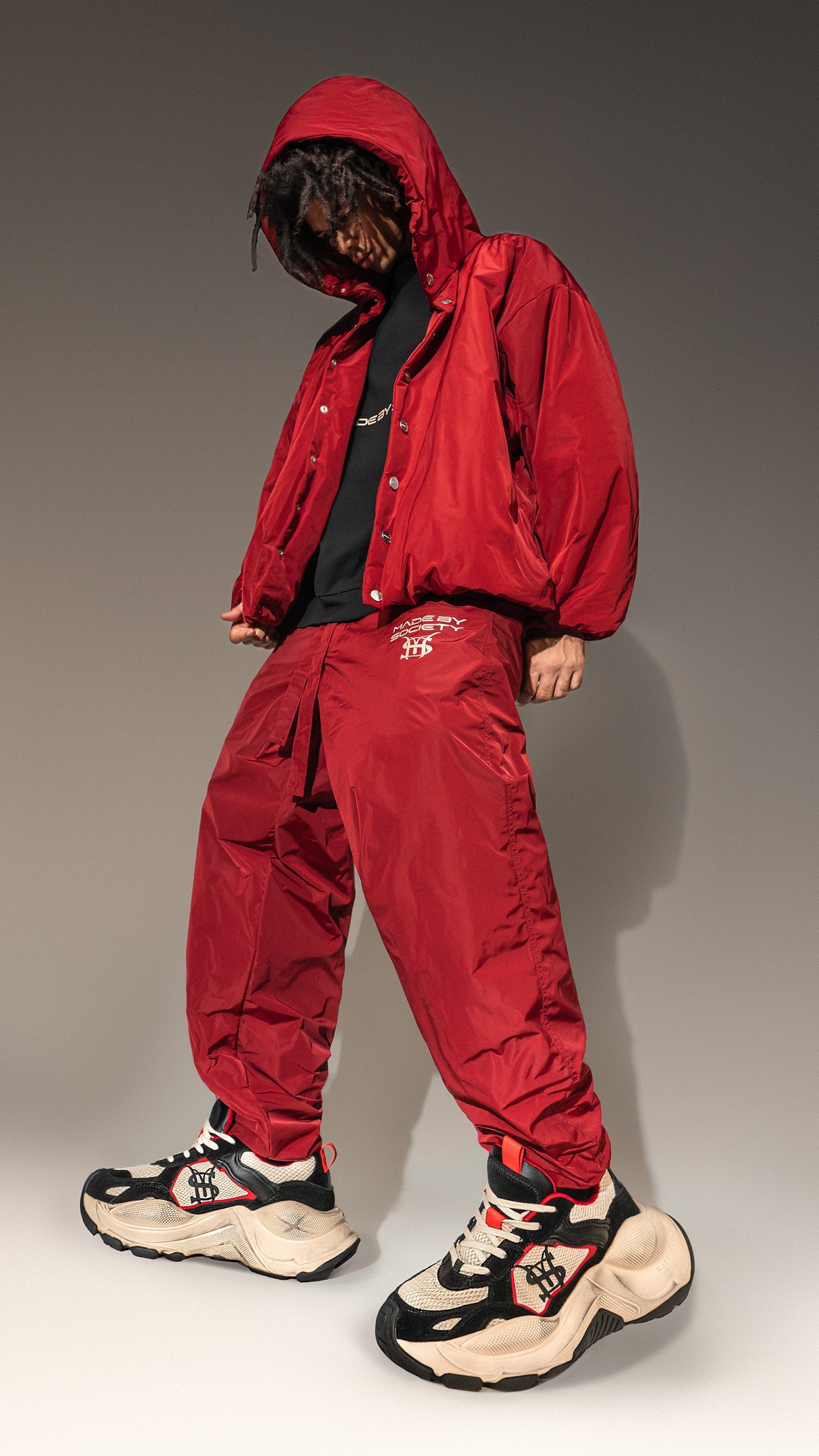 MBS 03 BEIGE RED M - I15930