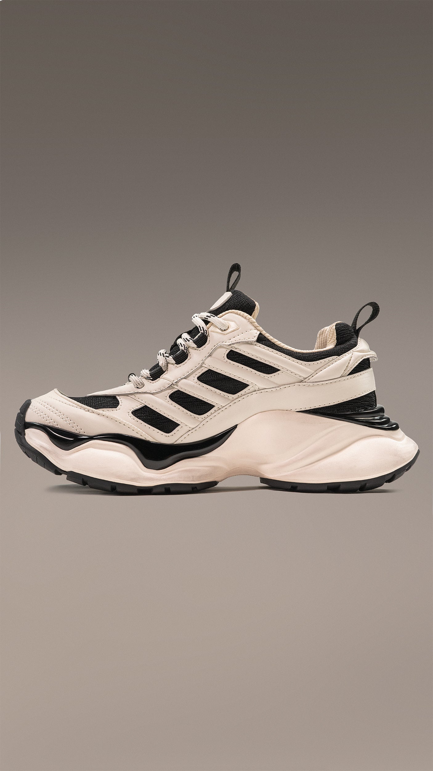 MBS 02 BEIGE/BLACK W - I15966