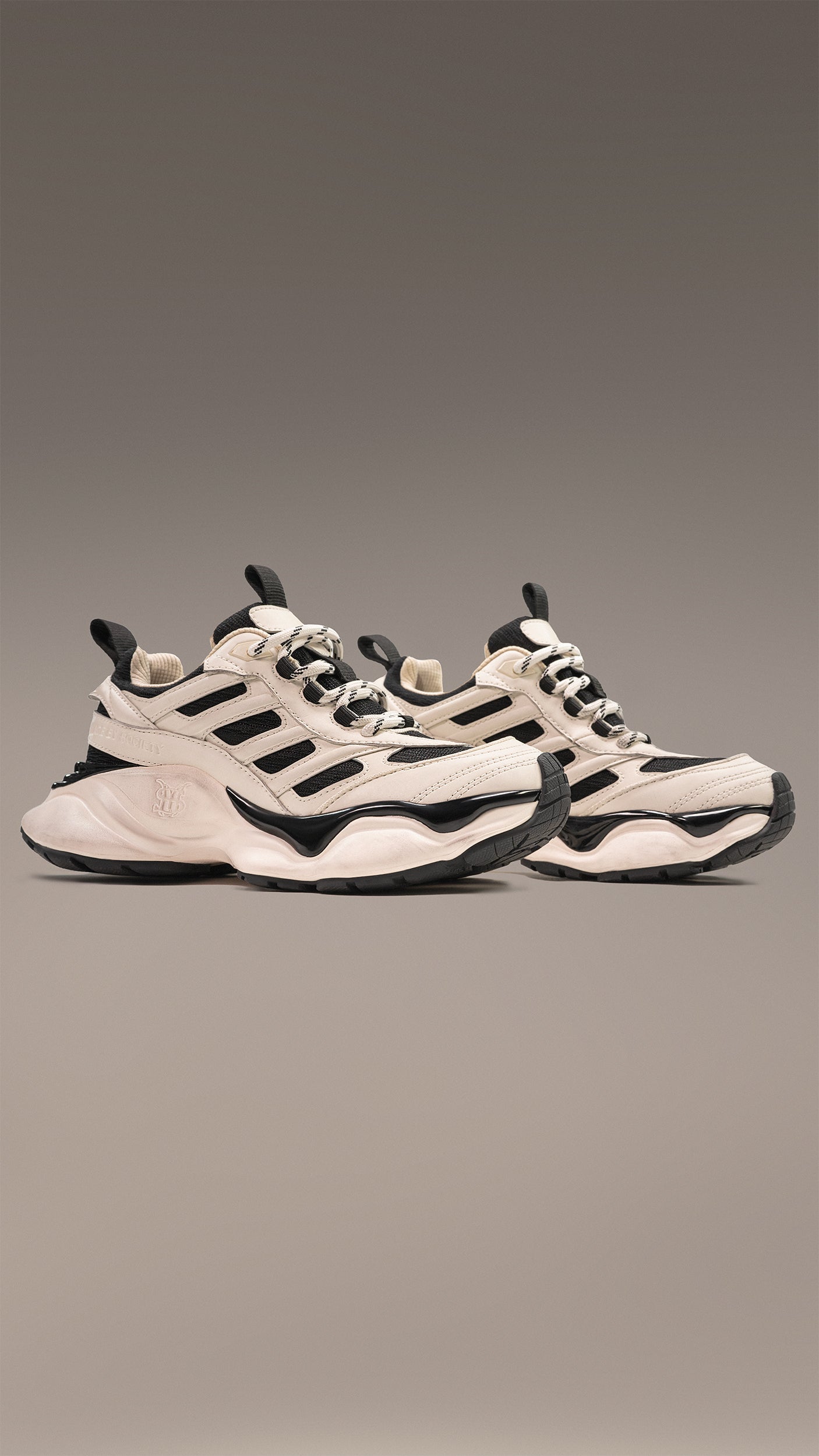 MBS 02 BEIGE/BLACK W - I15966