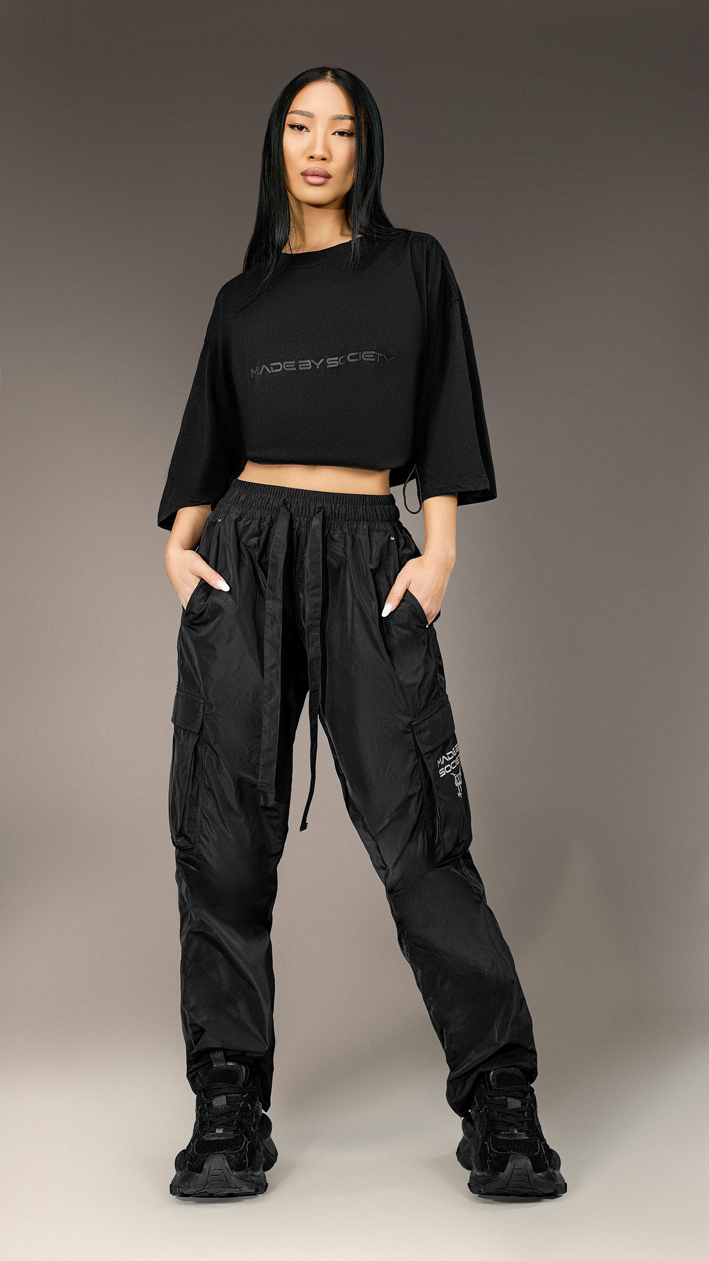 Crop Top "Made By Society" - T25917