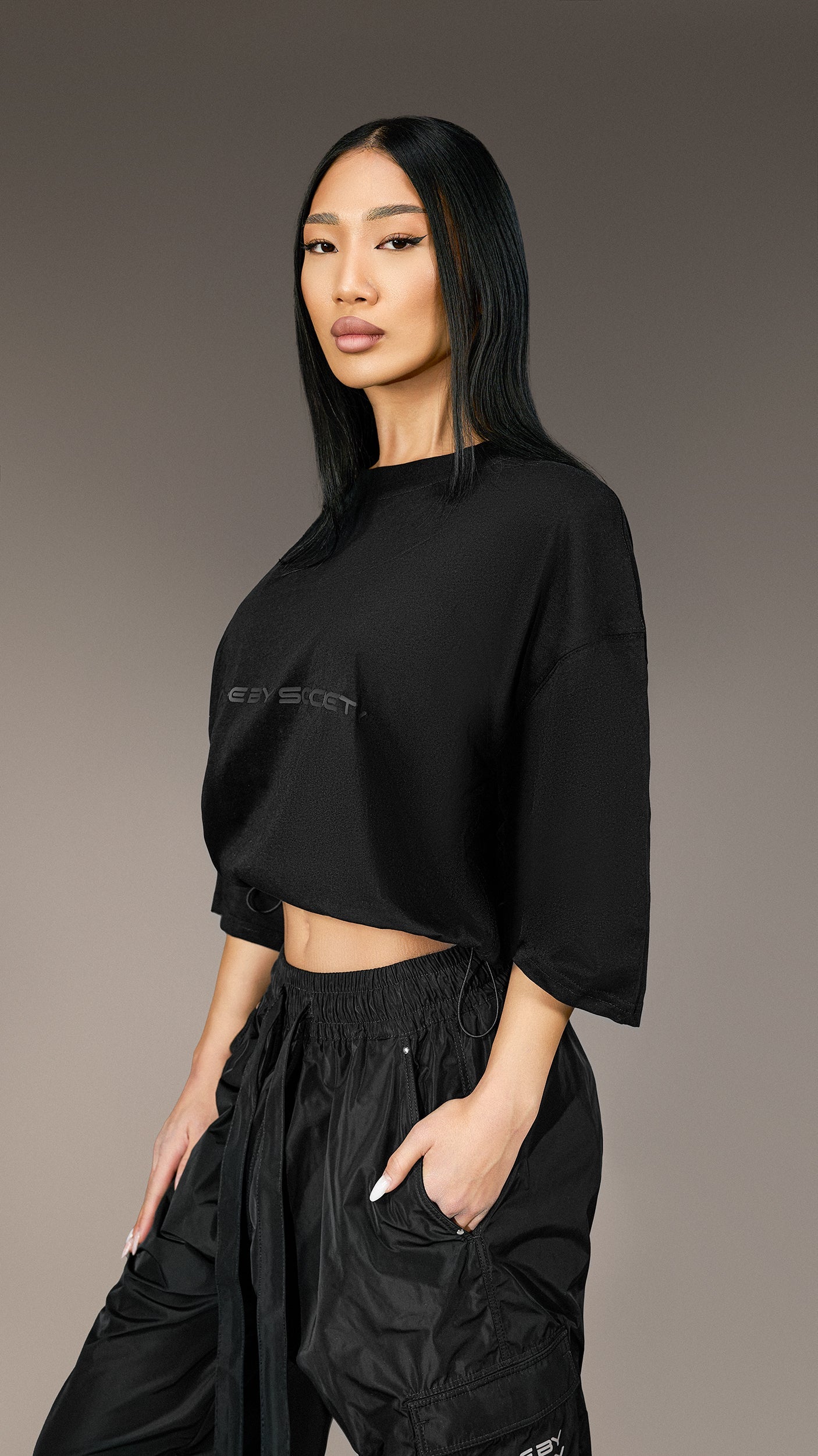 Crop Top "Made By Society" - T25917