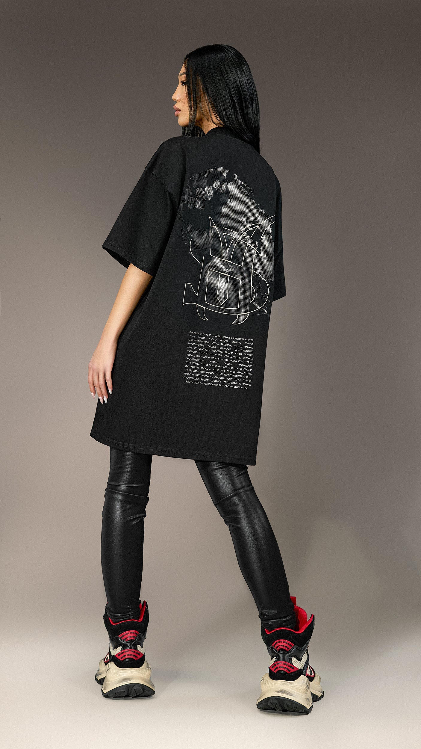 Oversized "Made By Society" T-Shirt - T25881
