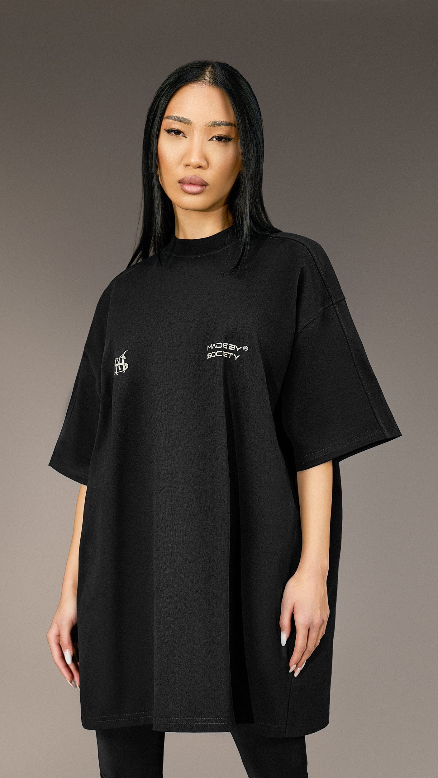 Oversized "Made By Society" T-Shirt - T25881