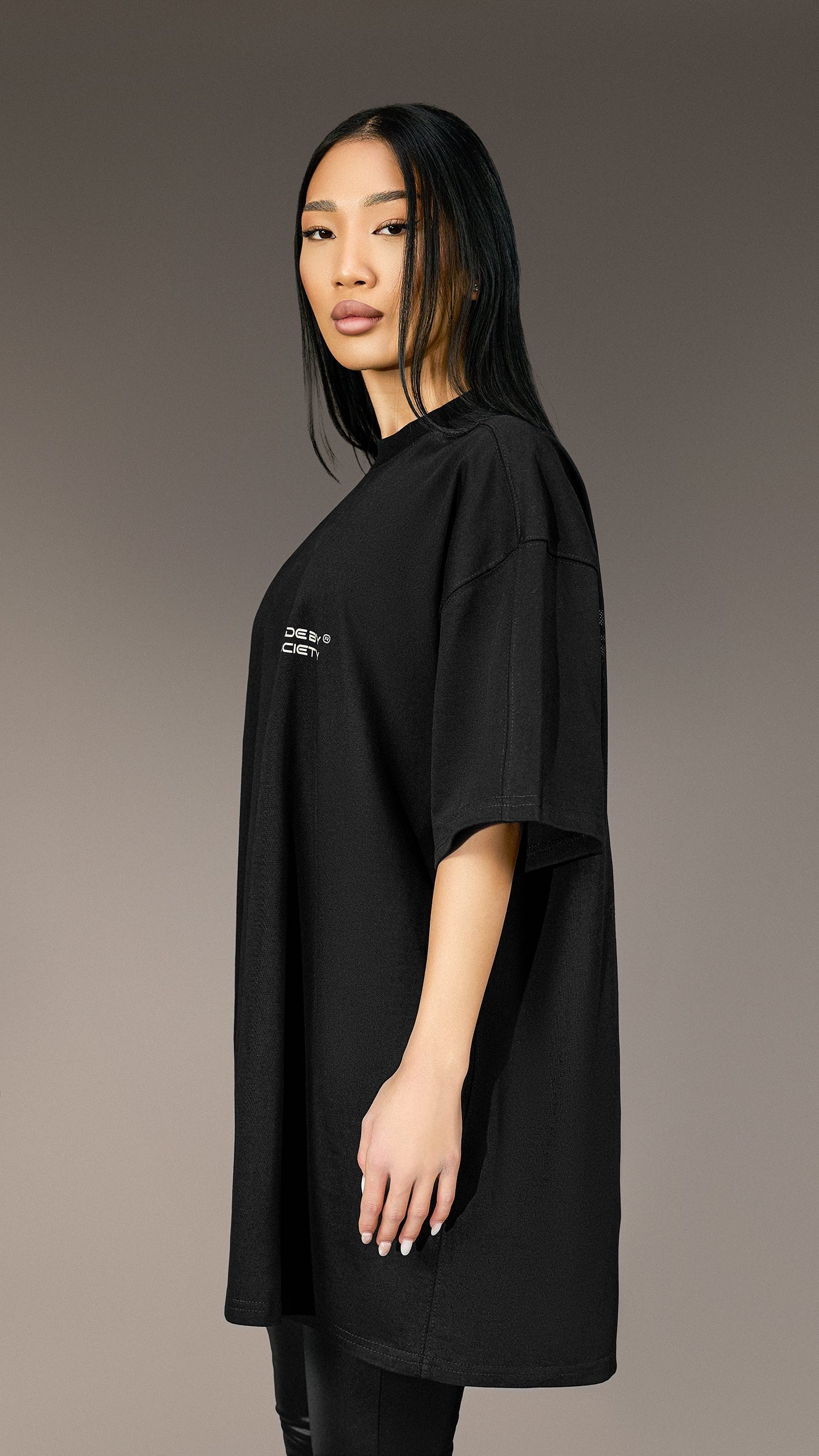 Oversized "Made By Society" T-Shirt - T25881
