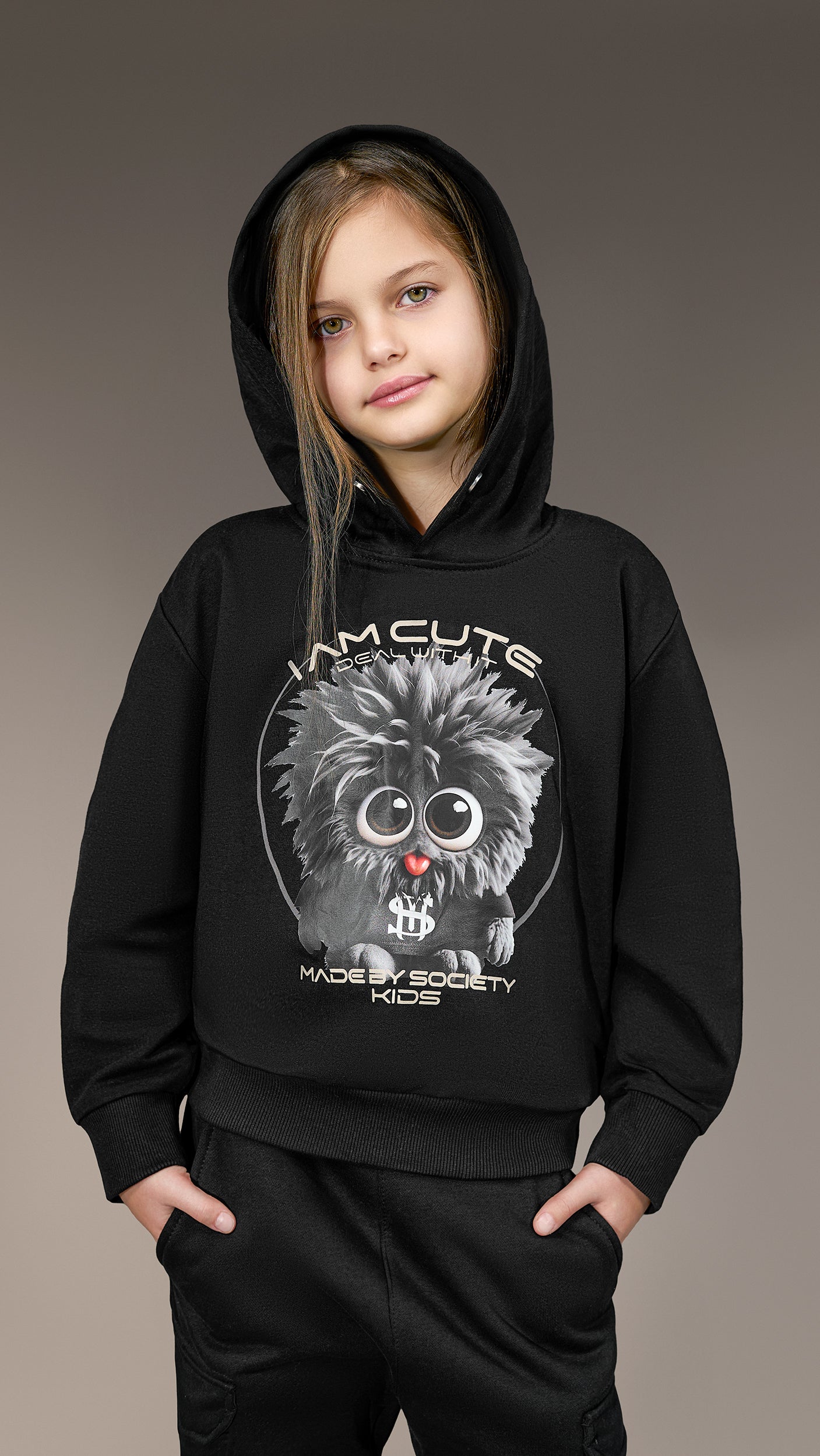 "I AM CUTE" Hoodie - H35951