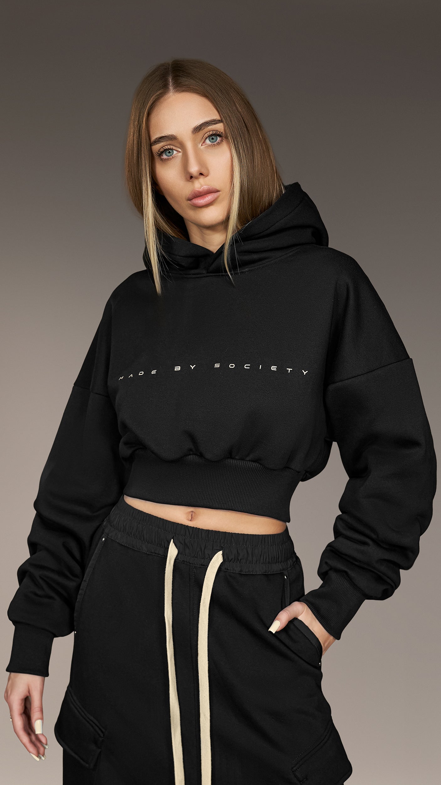 Crop Hoodie - H26595