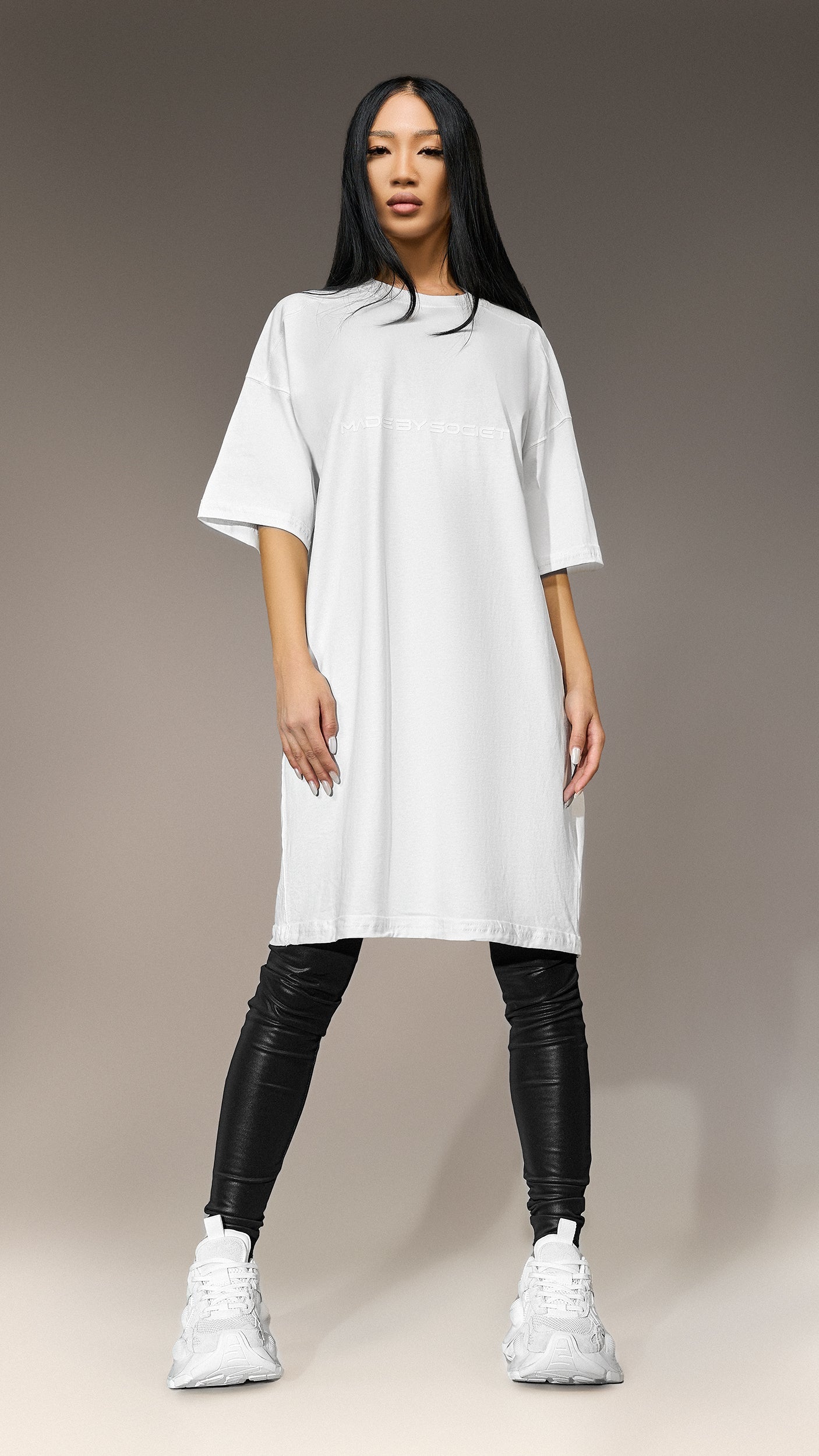 Oversized "Made by Society" Dress - D21957