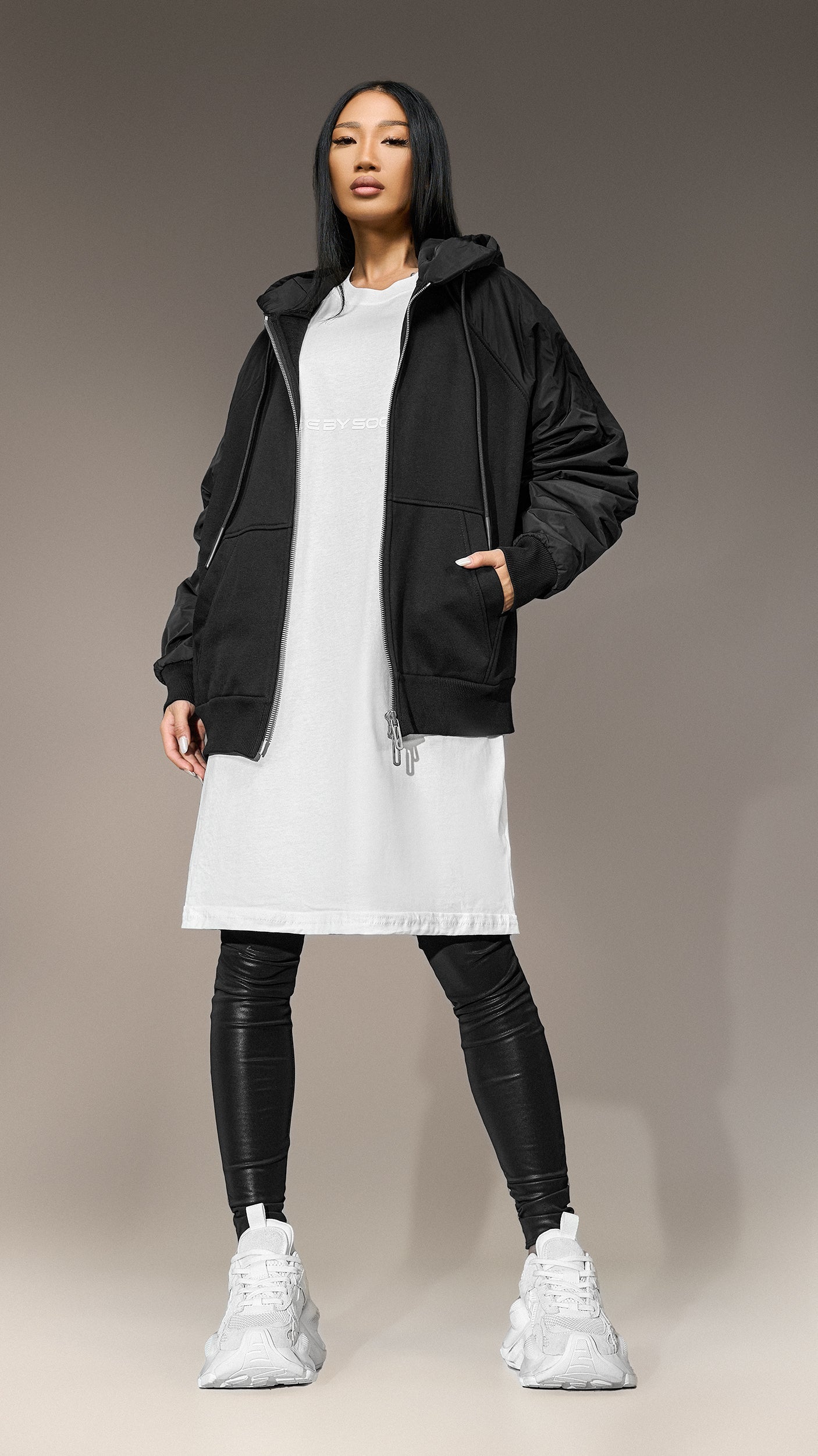 Oversized "Made by Society" Dress - D21957