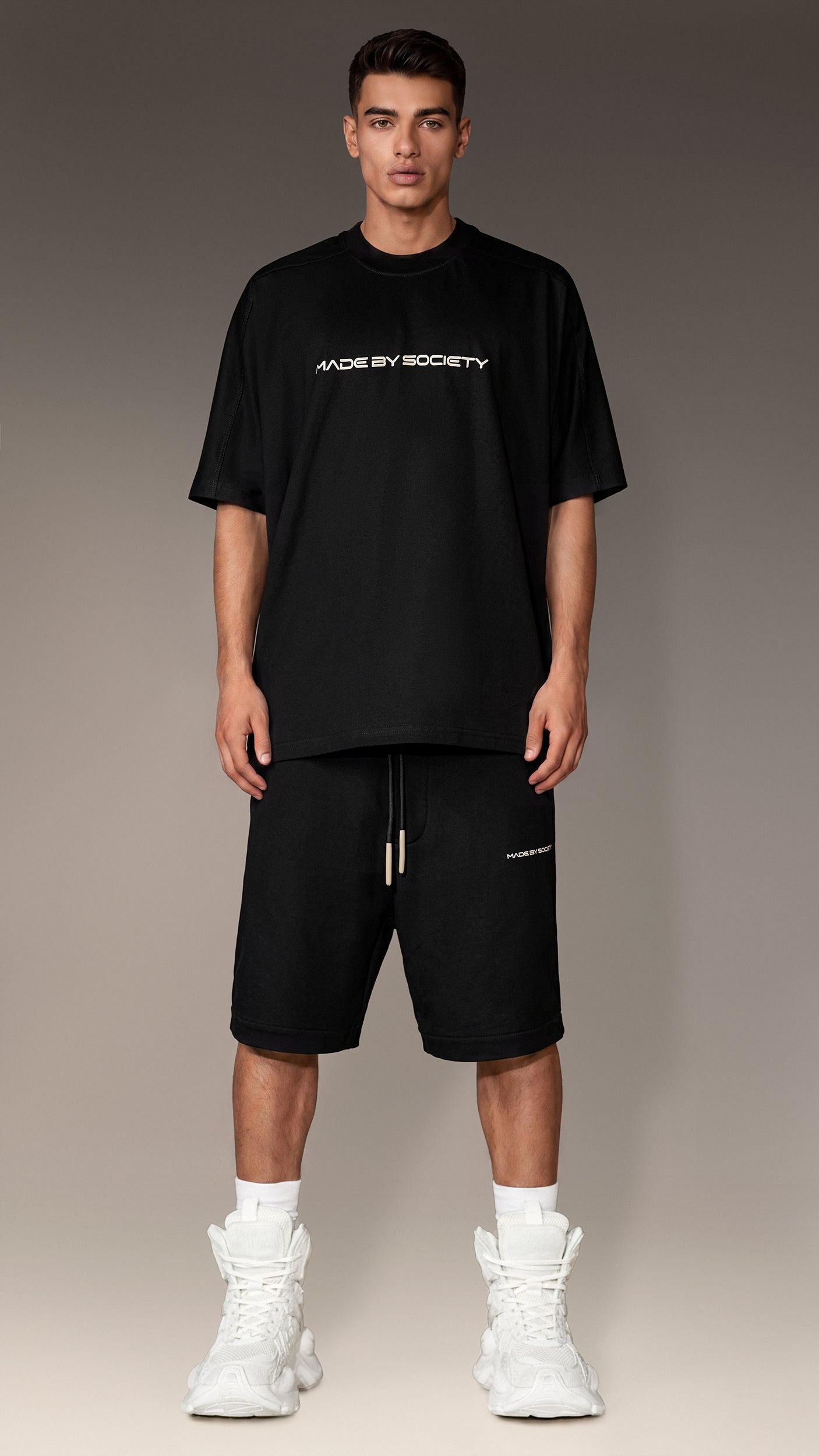 CONCRETE SHELL Bermuda Shorts - B17366