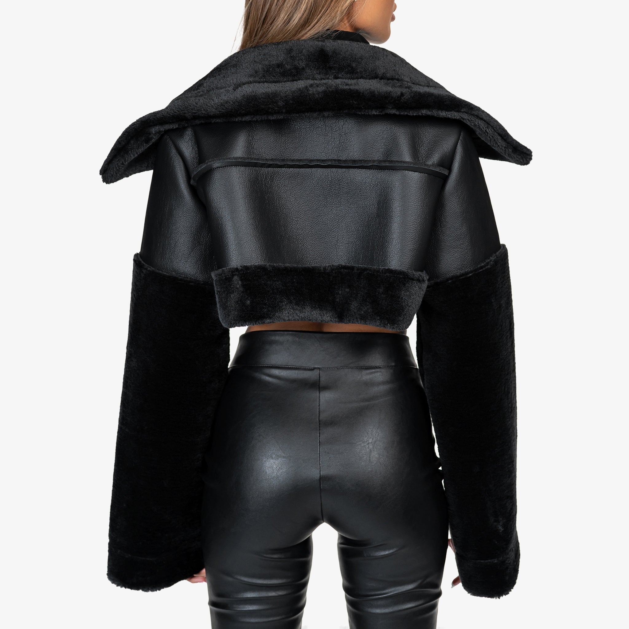 Synthetic Fur Jacket - J24914