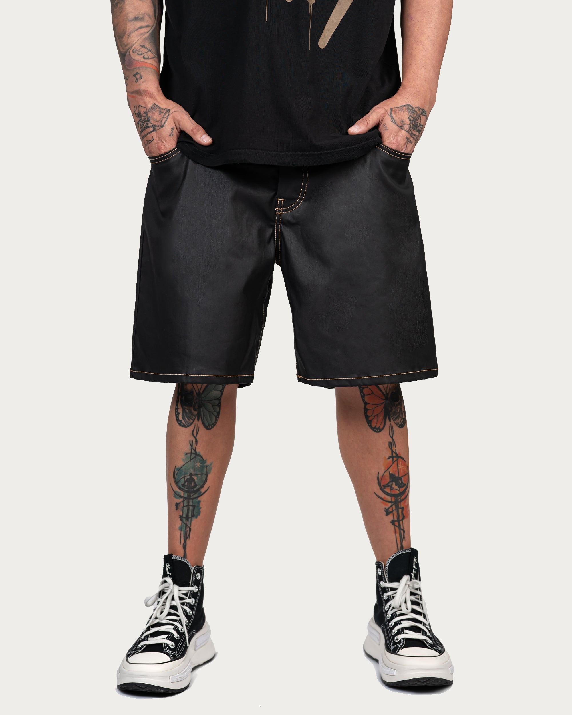 Denim Bermuda Shorts - B15515