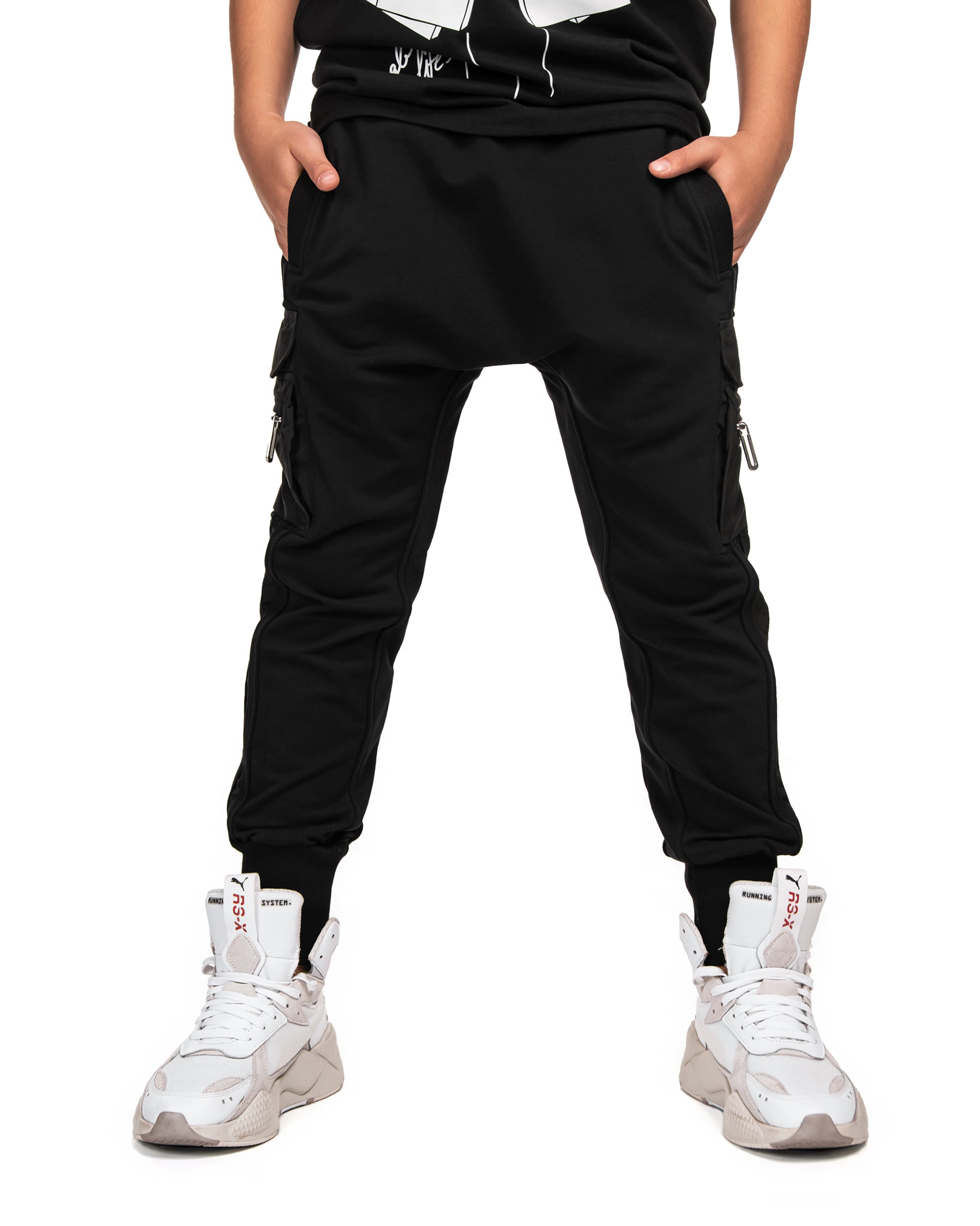 STRIPES CARGO TROUSERS - P33329