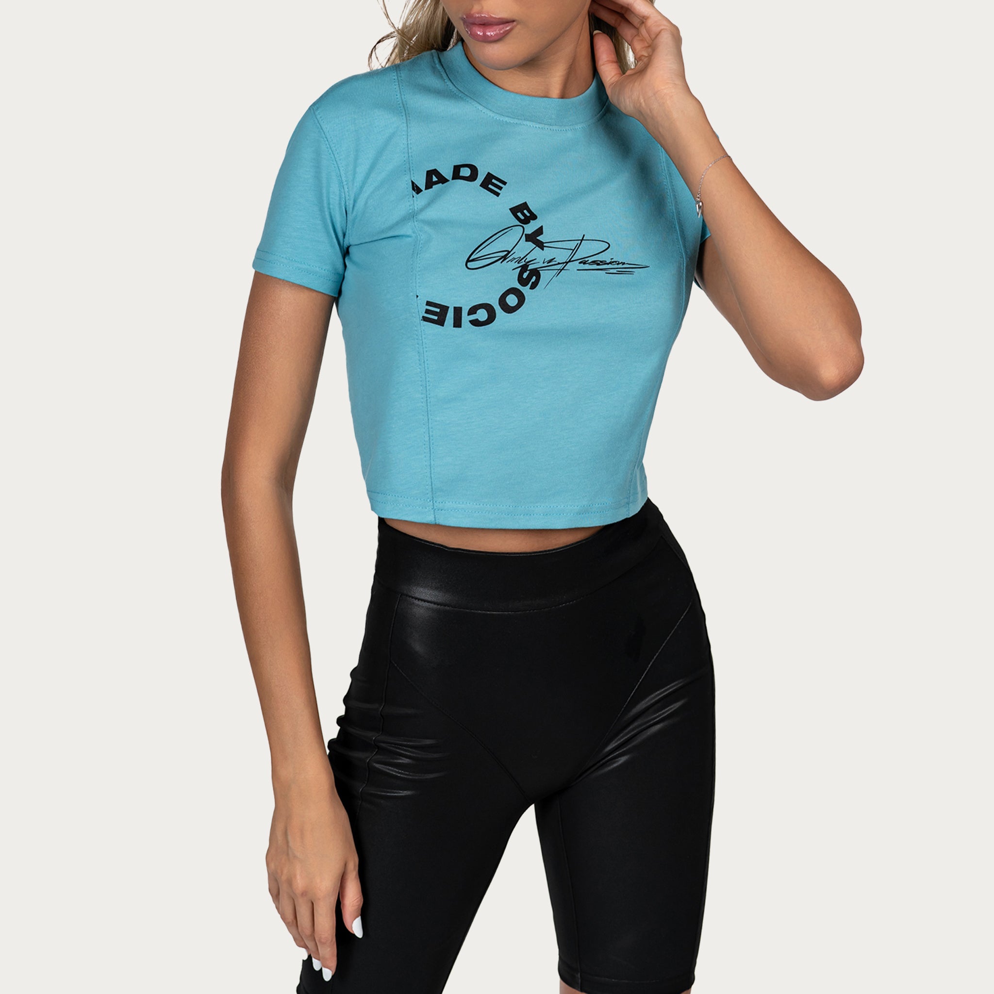 Crop fit t-shirt - T24515