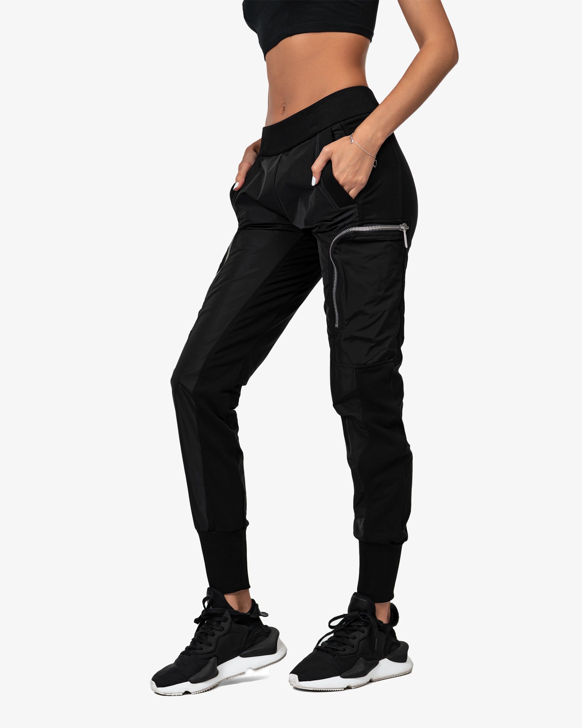 Zipper cargo pants - P24081