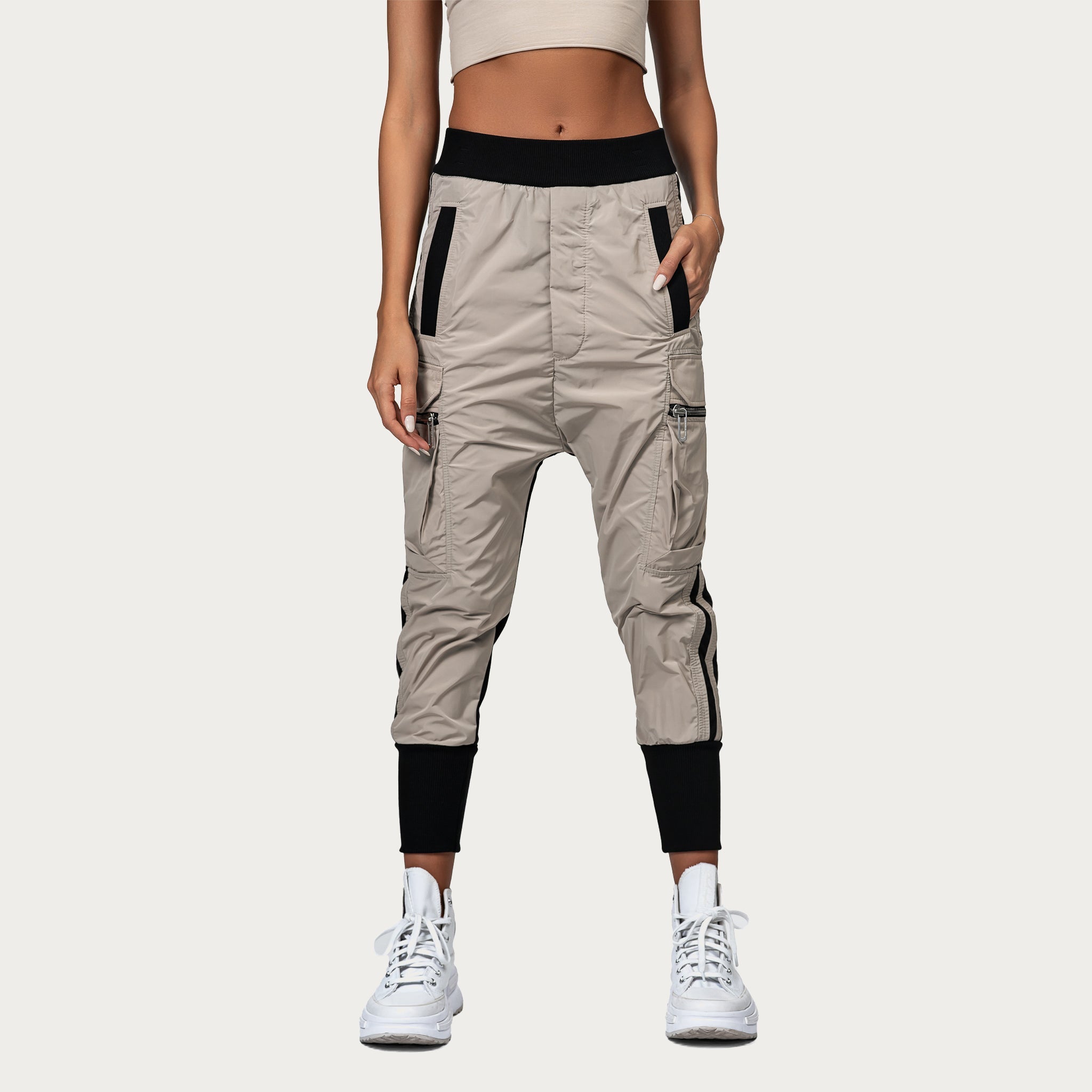 Stripes cargo pants - P24801