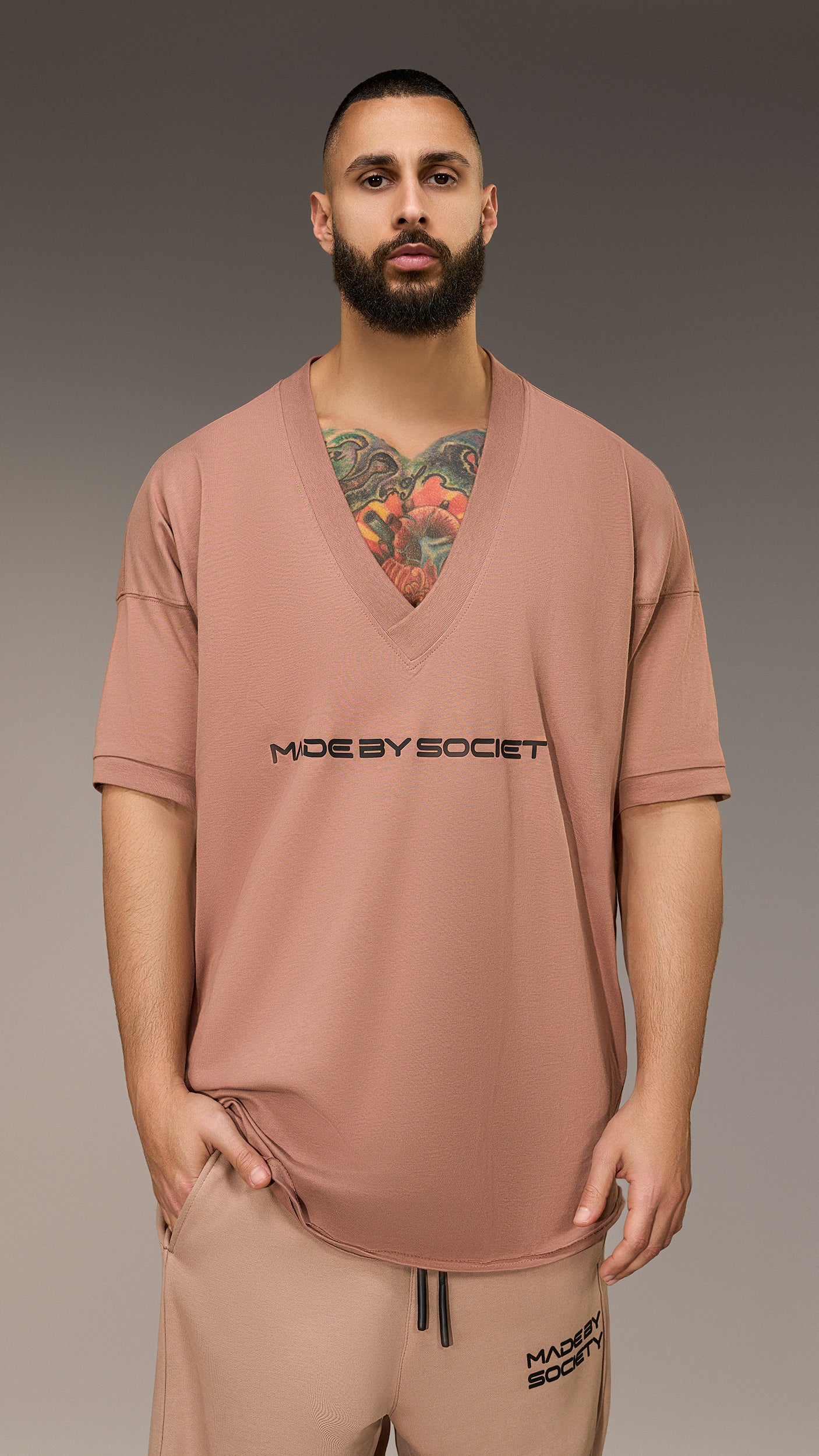 Oversized T-Shirt Made By Society – T16089