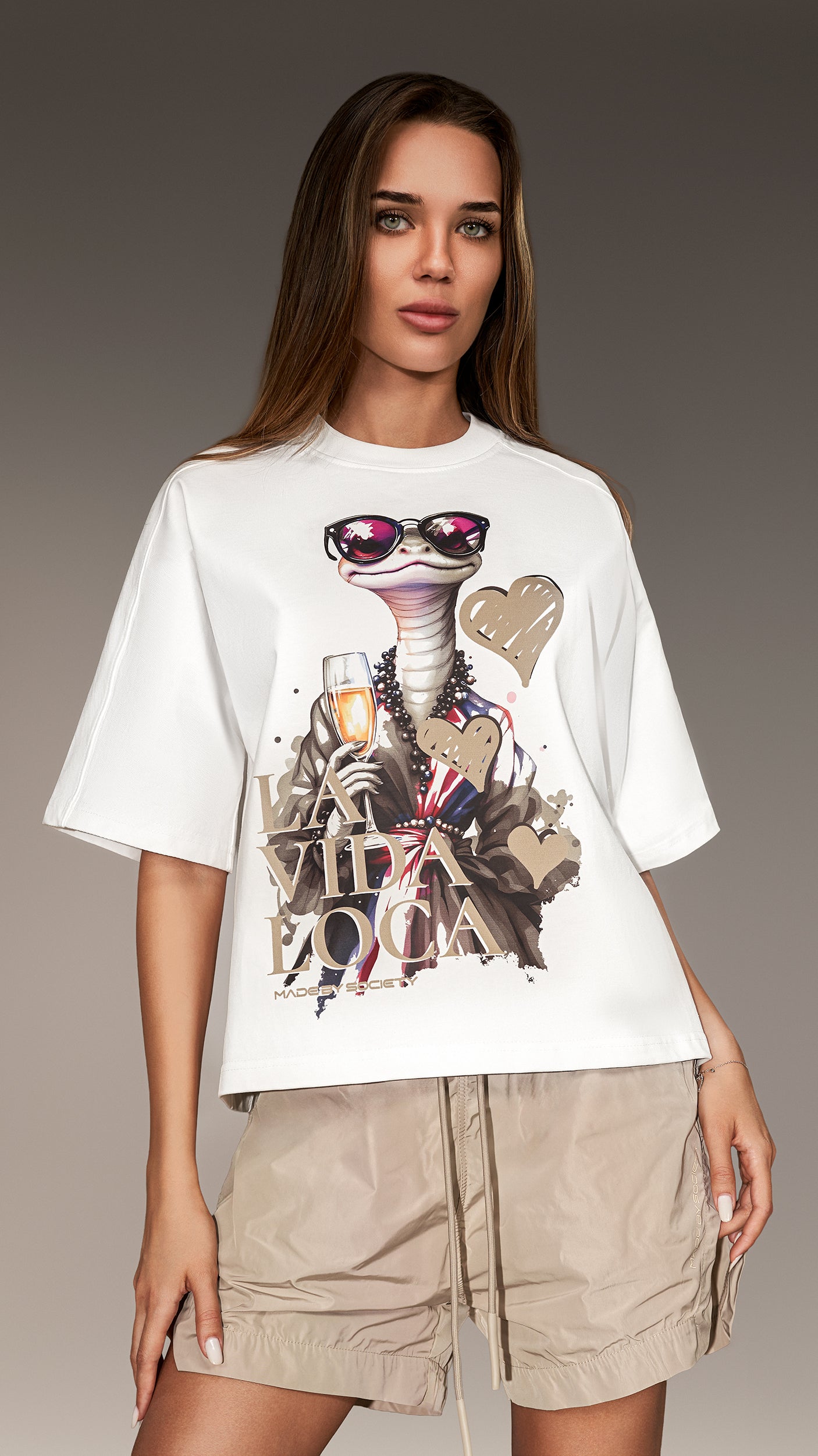 "La Vida Loca" Oversize T-Shirt - T26331